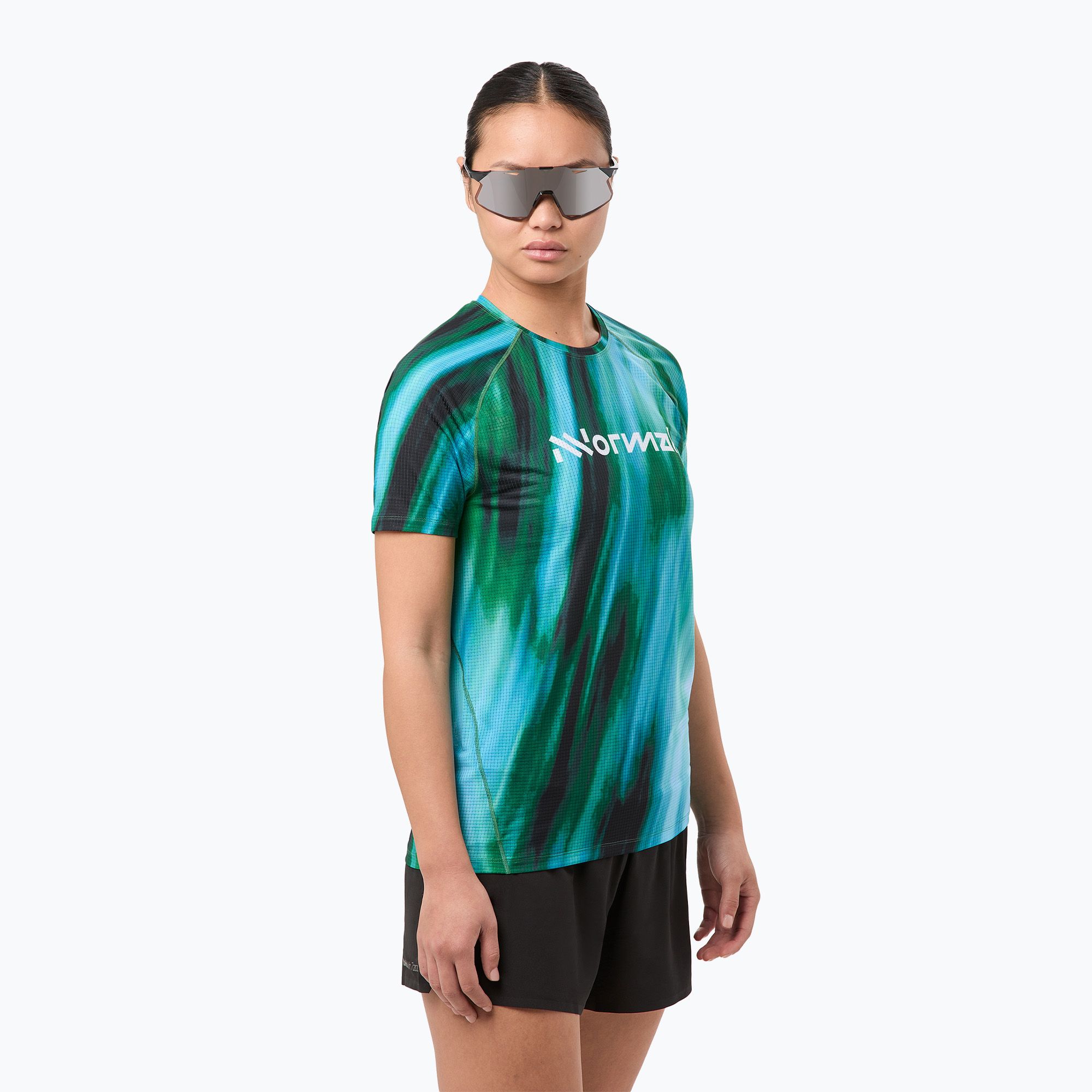 Koszulka do biegania damska NNormal Race multicolor 