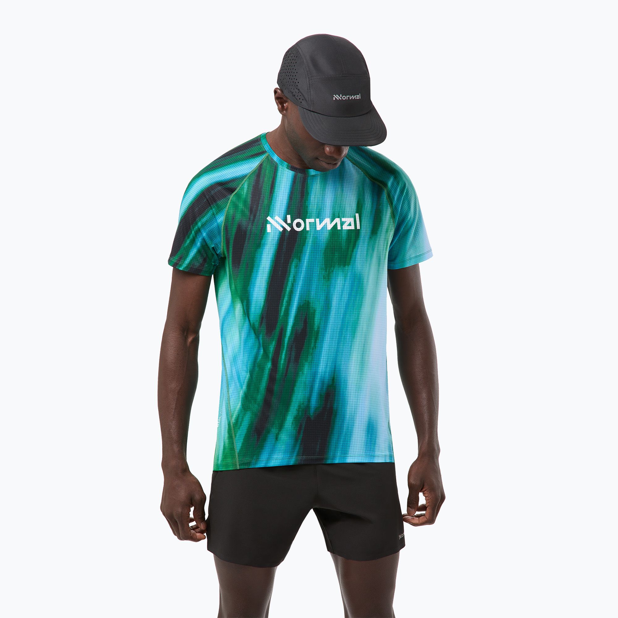 Koszulka do biegania męska NNormal Race multicolor 