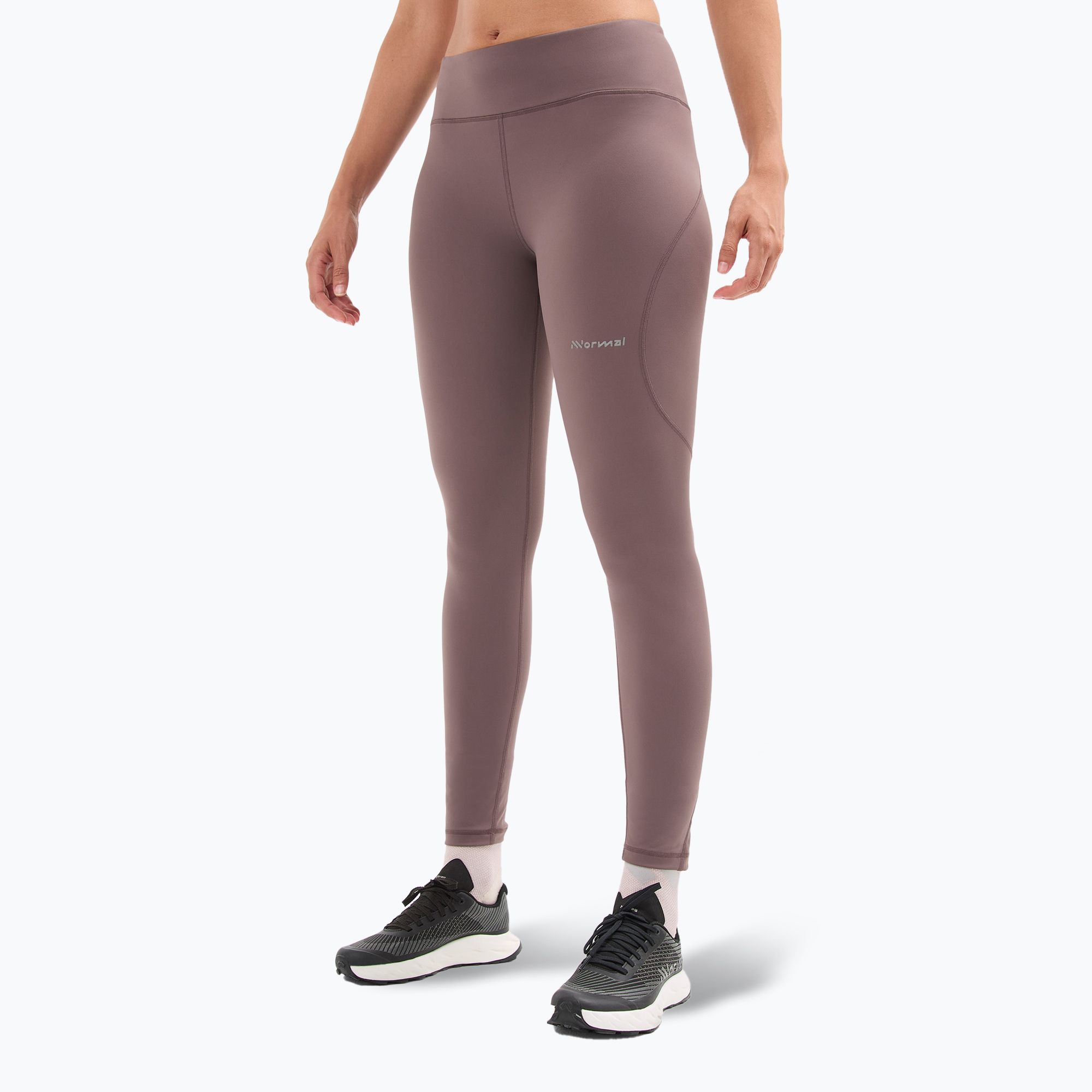 Legginsy do biegania damskie NNormal Active purple 