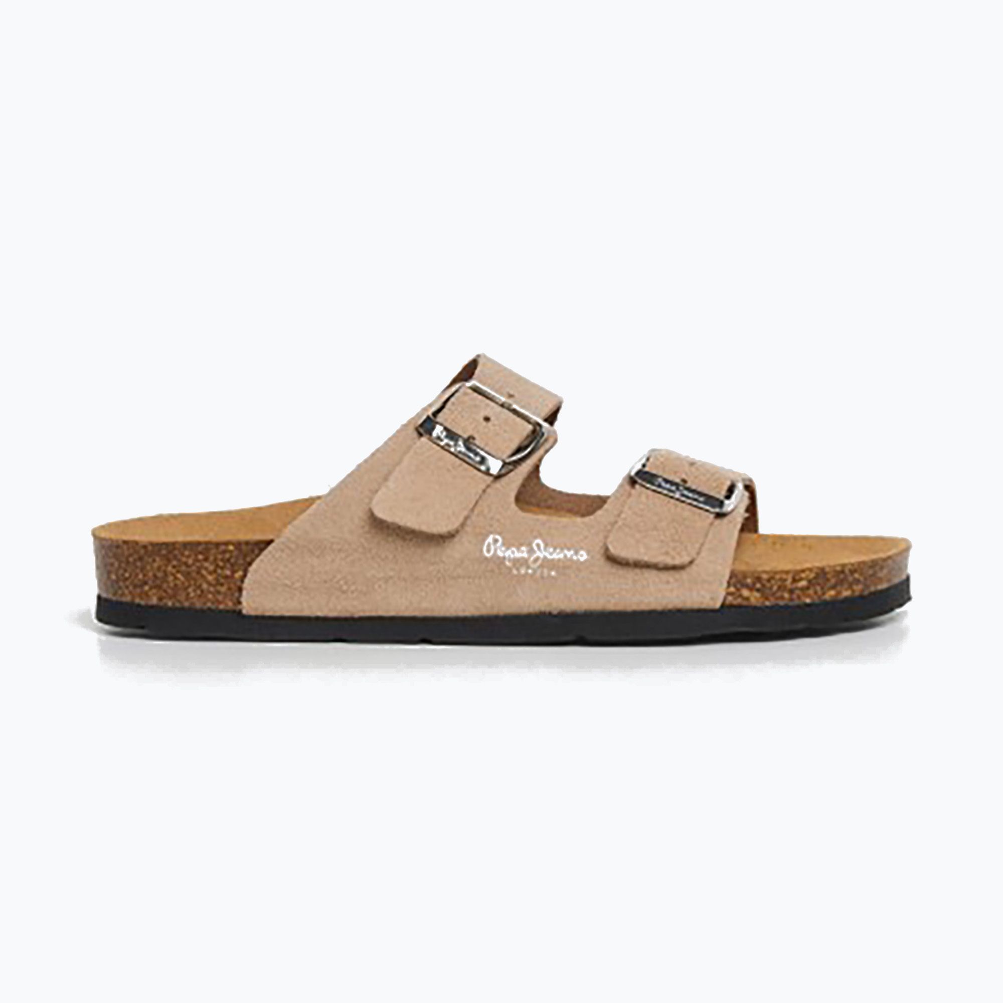 Klapki damskie Pepe Jeans Oban Suede white 