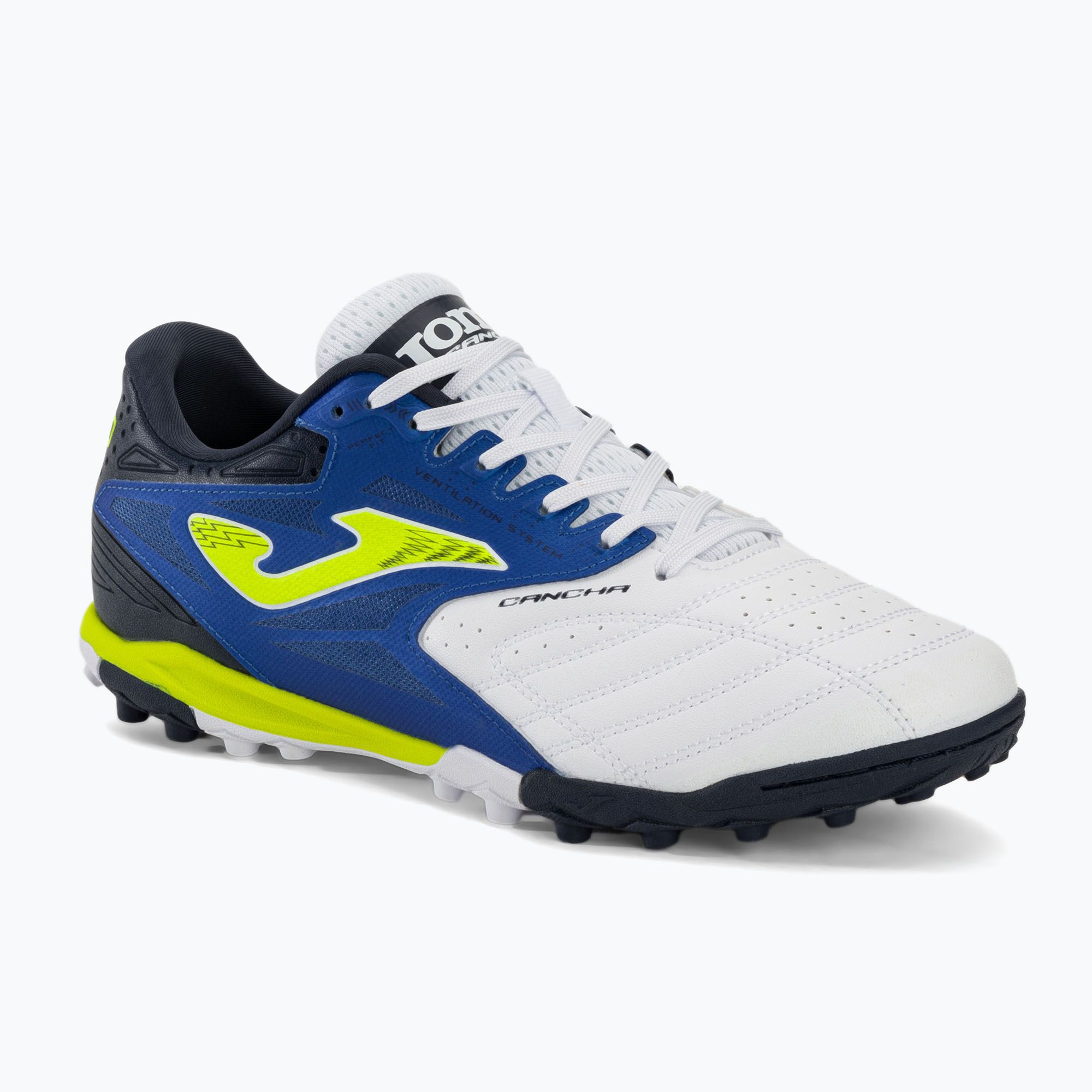 Buty piłkarskie męskie Joma Cancha TF white/royal 
