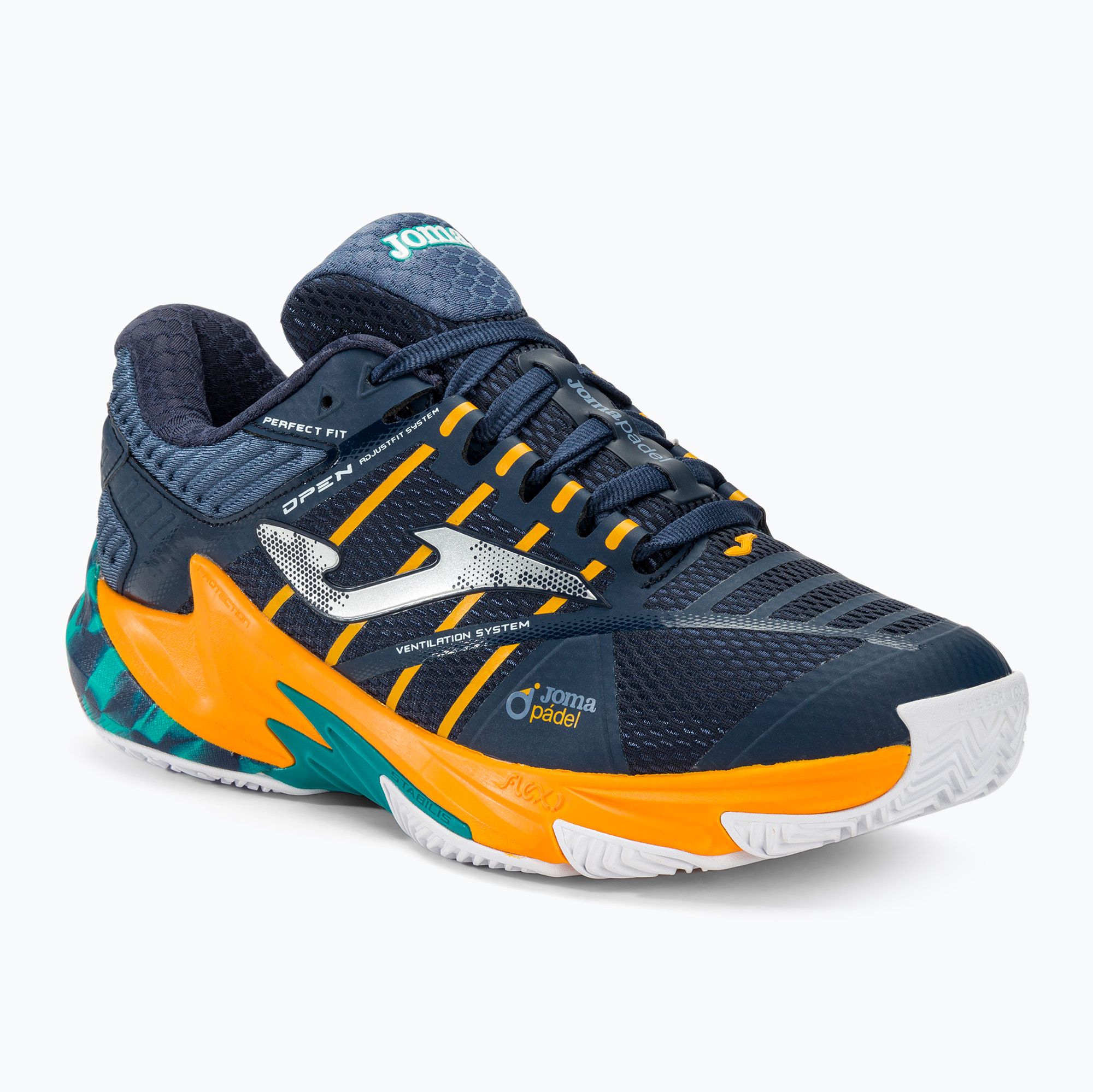 Buty do padla męskie Joma Open OM navy/orange 