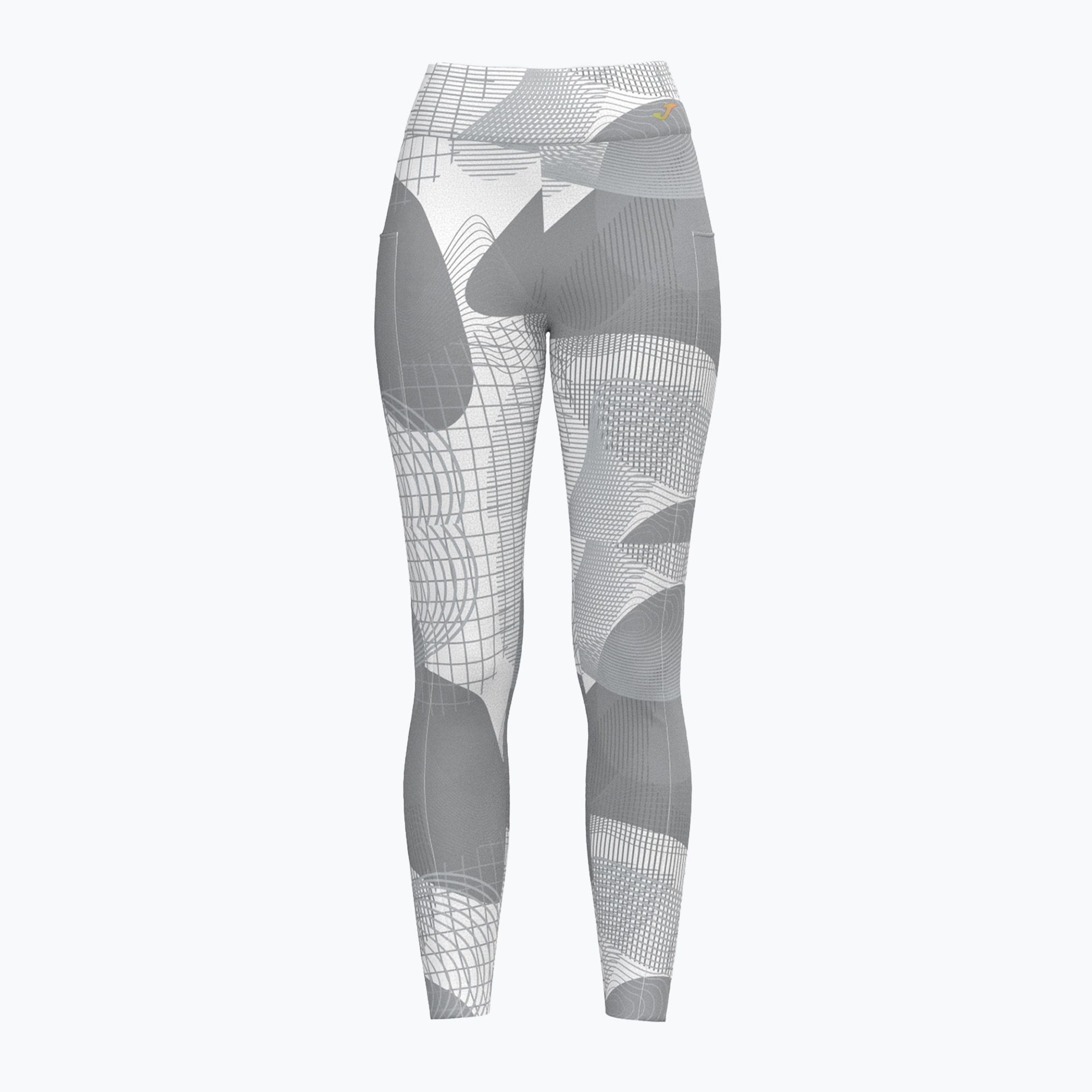 Legginsy tenisowe damskie Joma Challenge Long Tights W white 