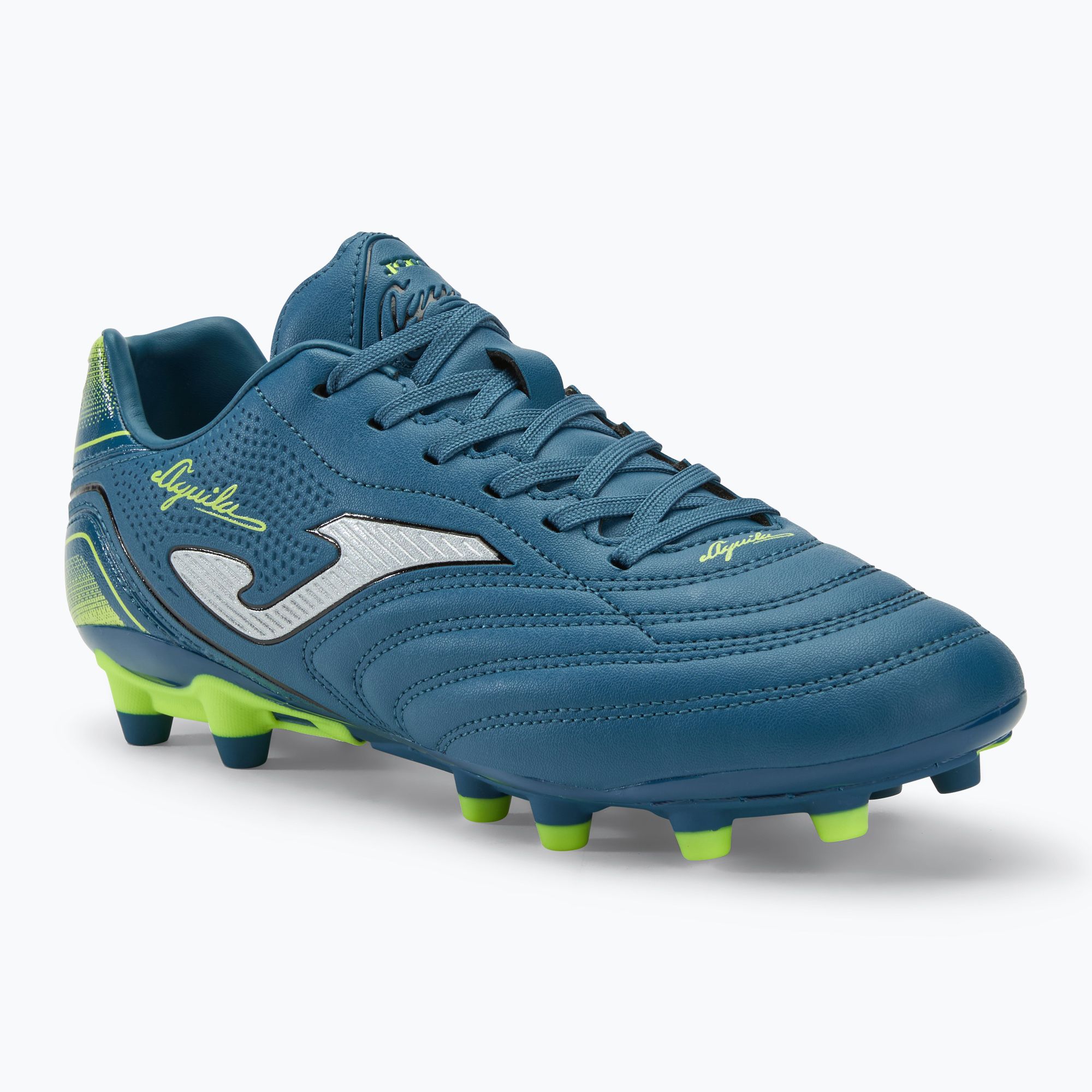 Buty piłkarskie męskie Joma Aguila FG petroleum/yellow 