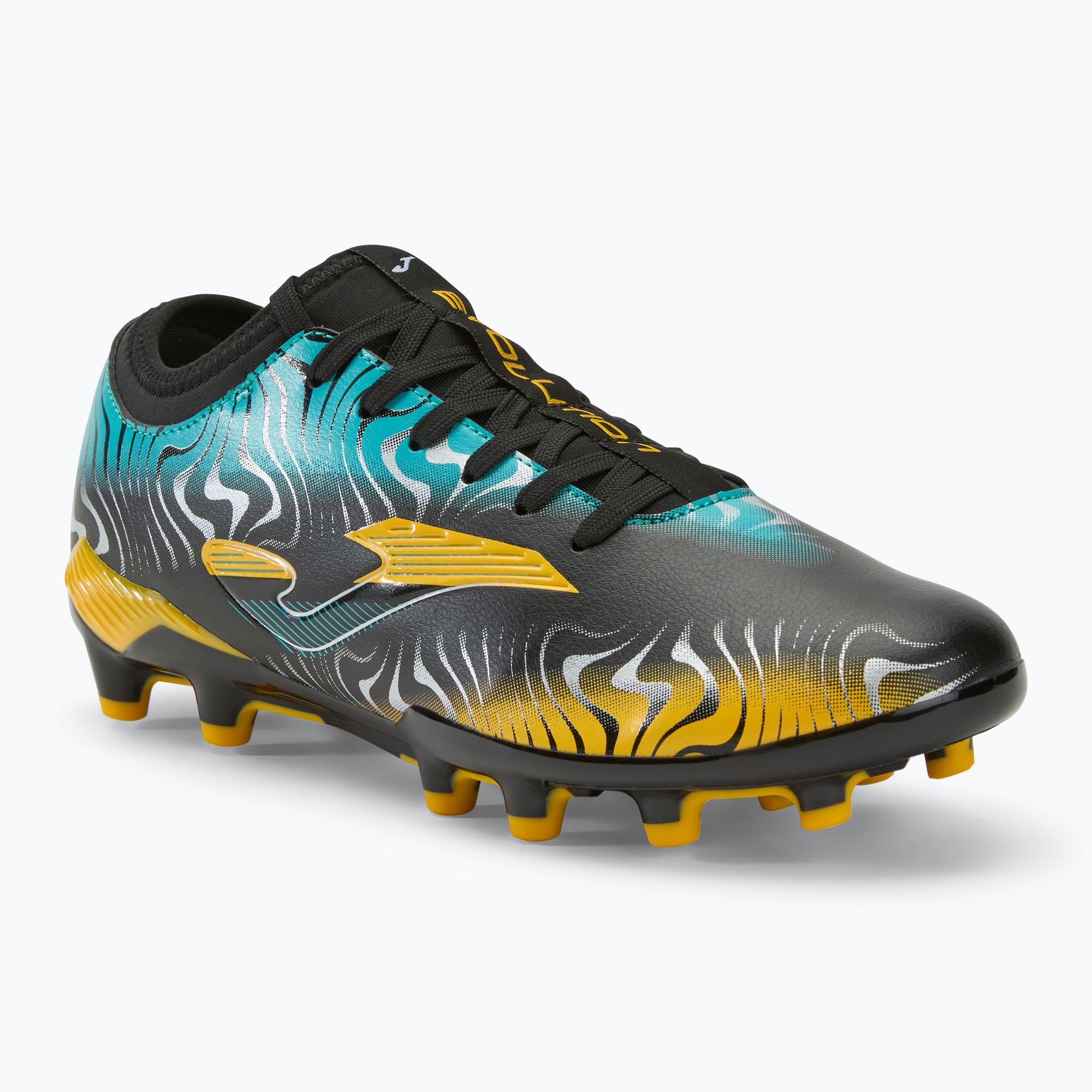 Buty piłkarskie męskie Joma Evolution FG black/gold 