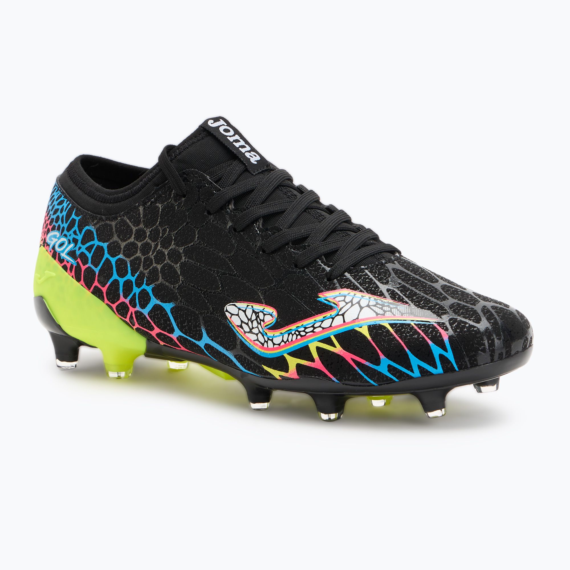Buty piłkarskie męskie Joma Gol FG black/lemon fluor 