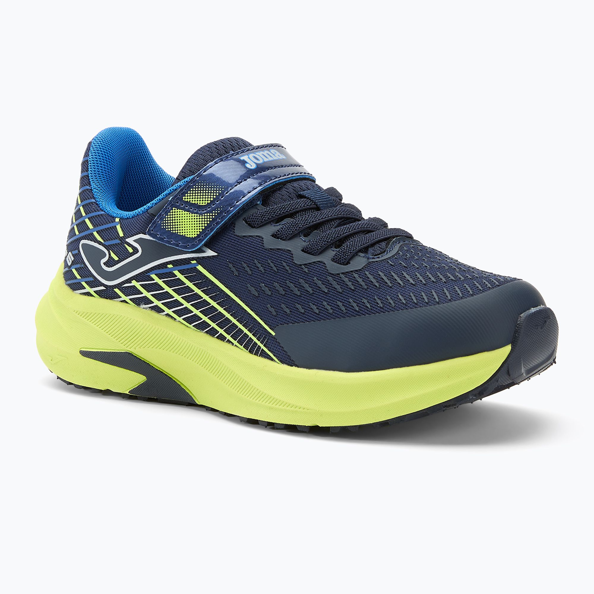 Buty do biegania dziecięce Joma Super Cross navy/yellow 