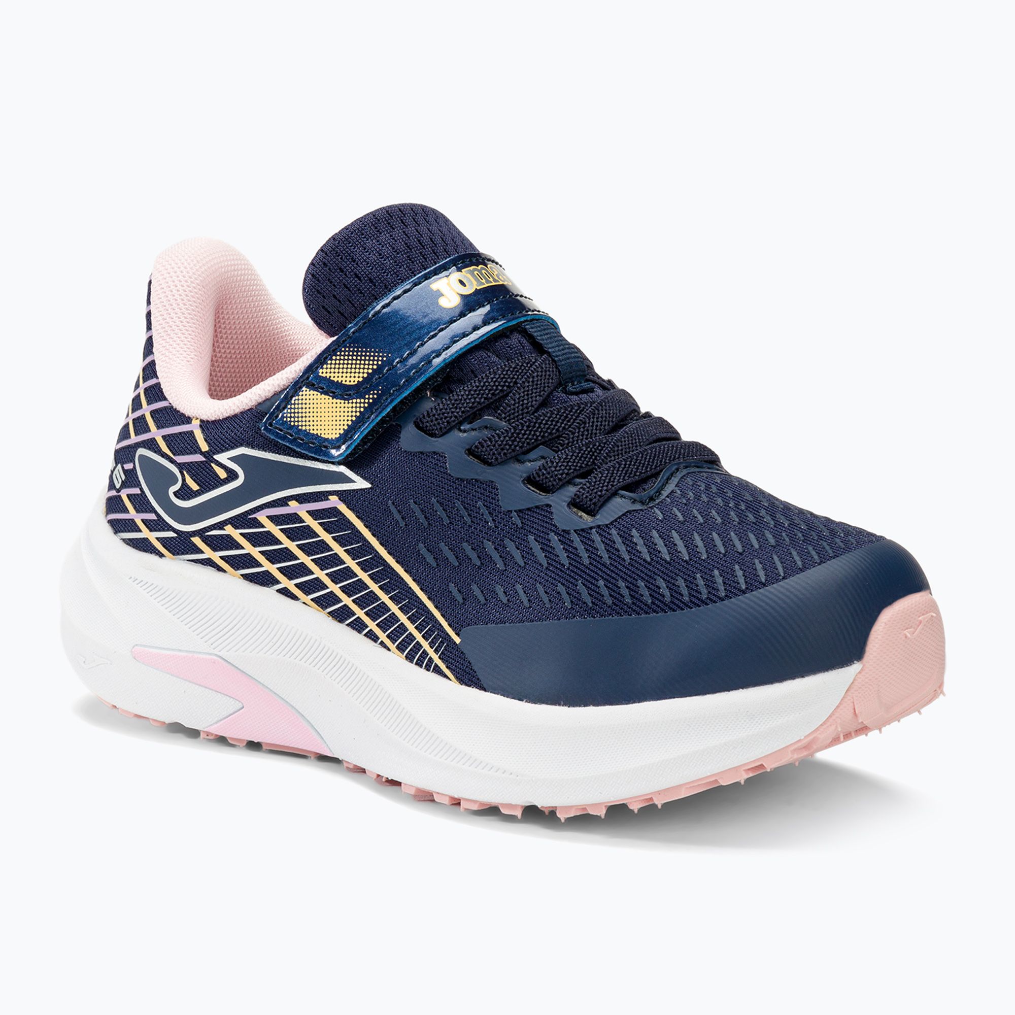 Buty do biegania dziecięce Joma Super Cross navy/pink 