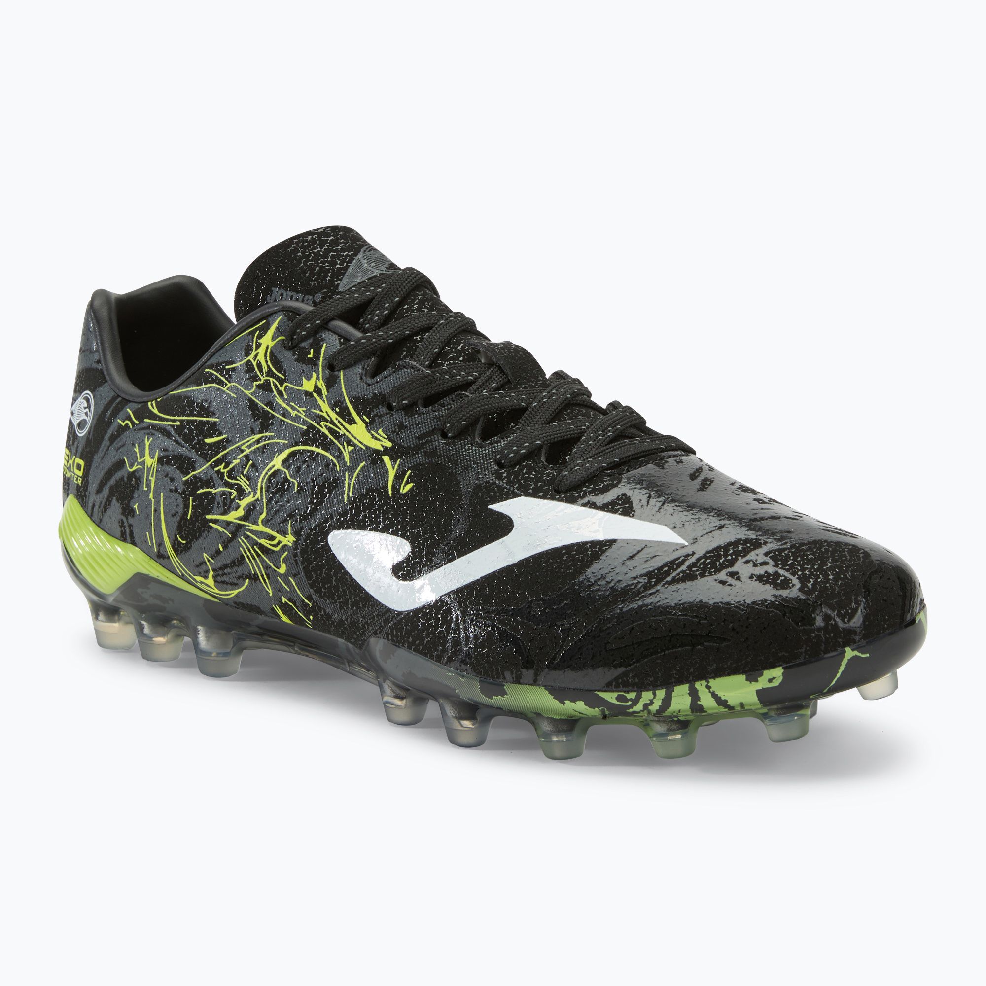 Buty piłkarskie męskie Supercopa AG black/lemon fluor 