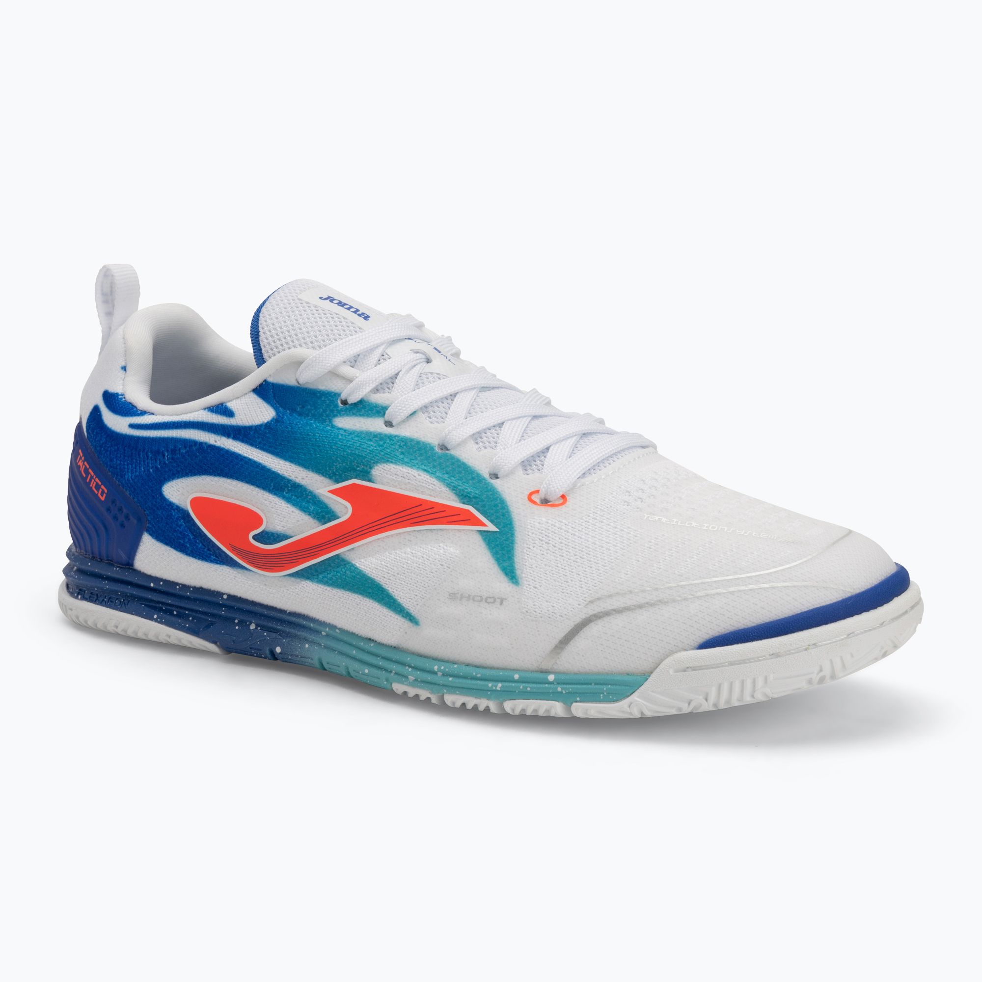 Buty piłkarskie męskie Joma Tactico IN white/royal 