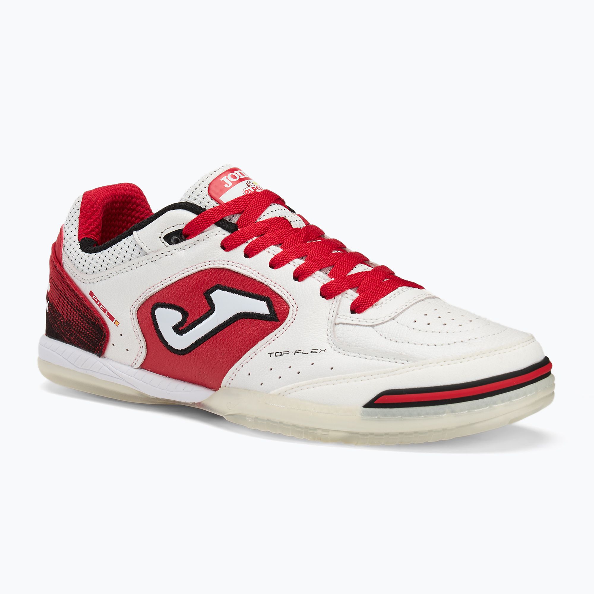 Buty piłkarskie męskie Joma Top Flex IN white/red 