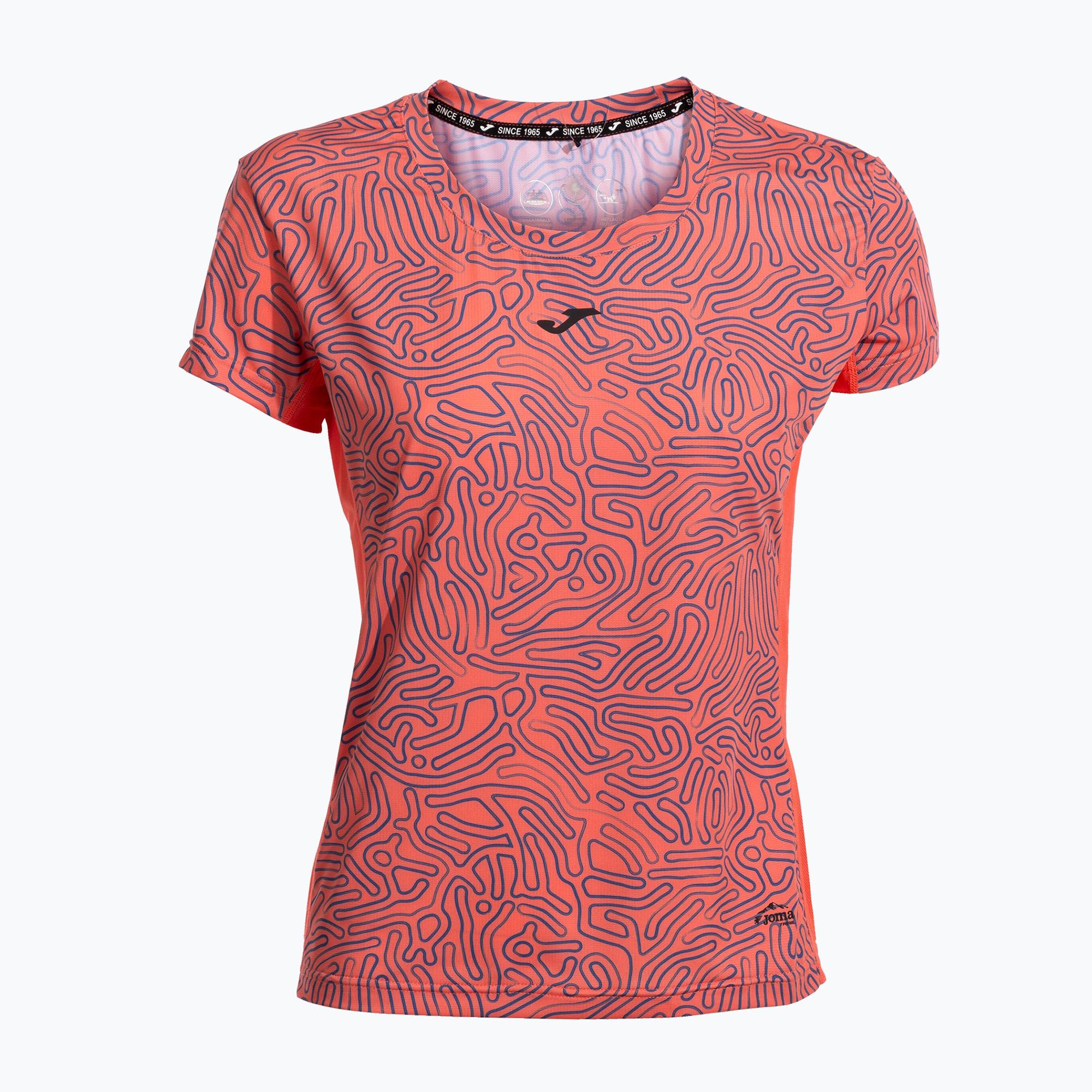 Koszulka do biegania damska Joma R-Nature coral 