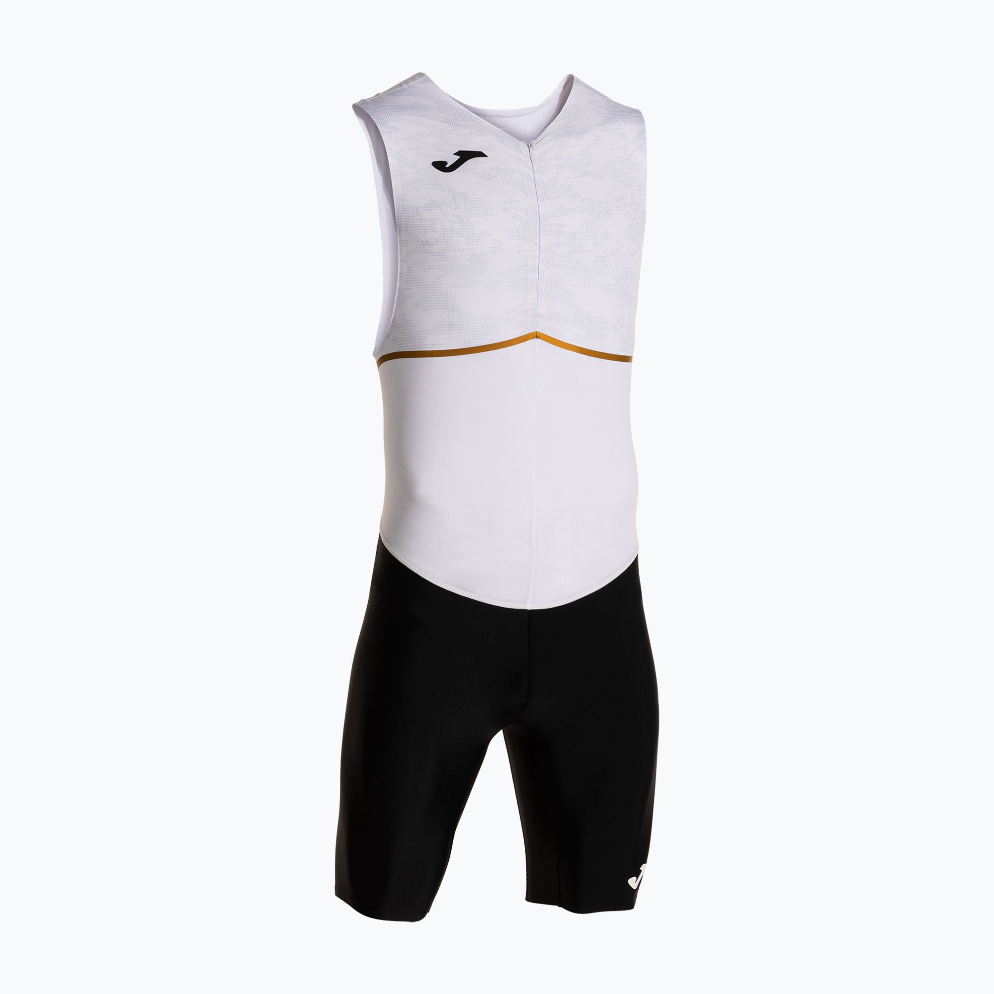 Kombinezon do biegania męski Joma Record III Bodysuit white/black 