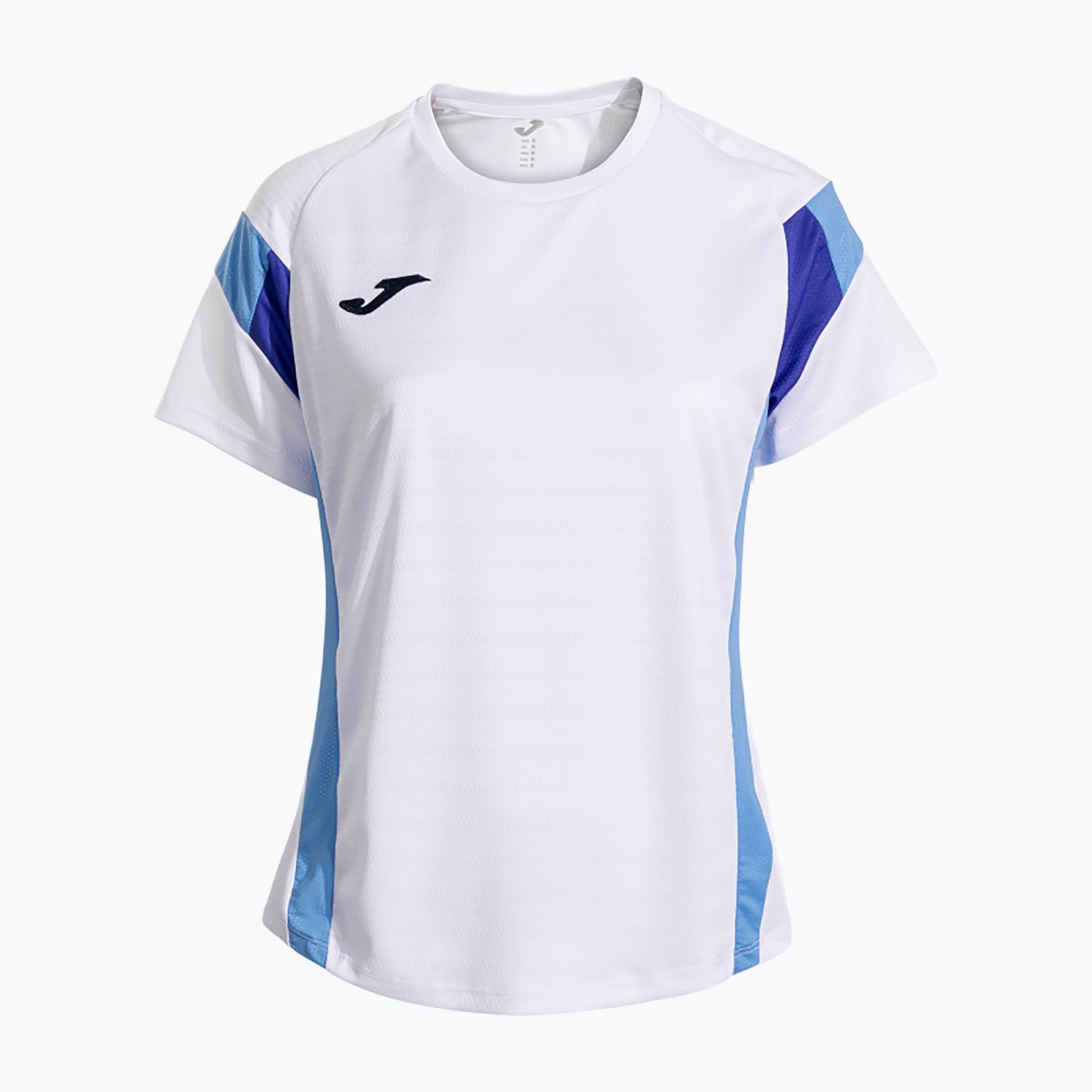 Koszulka teniskowa damska Joma Montreal white/sky blue 