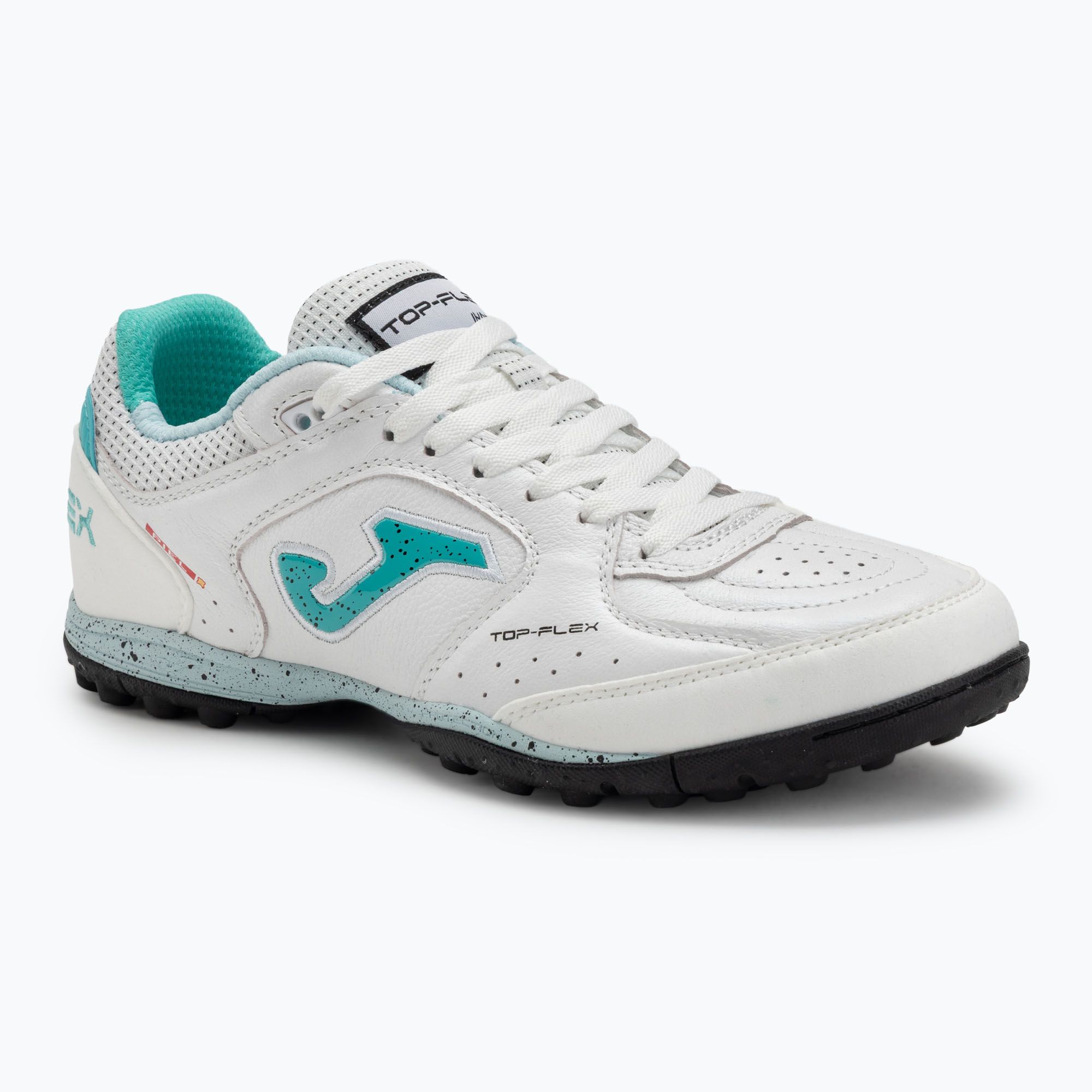 Buty piłkarskie męskie Joma Top Flex TF white/turqoise 