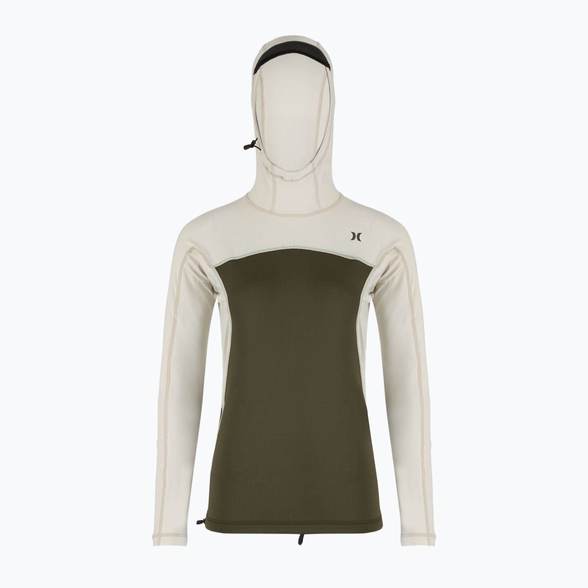 Longsleeve do pływania męski Hurley Coast Guard Hooded Surf Top cargo 
