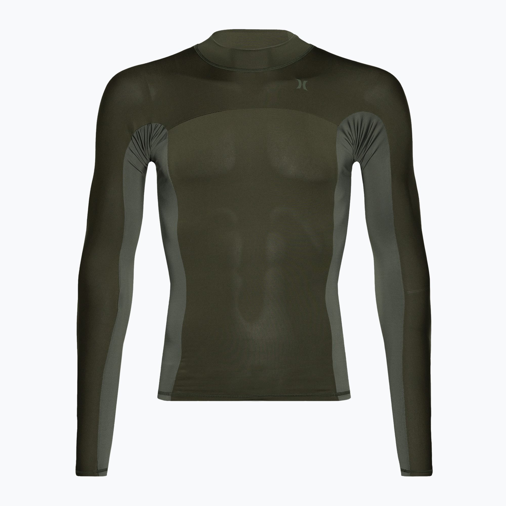 Longsleeve do pływania męski Hurley Channel Crossing Paddle Series olive 