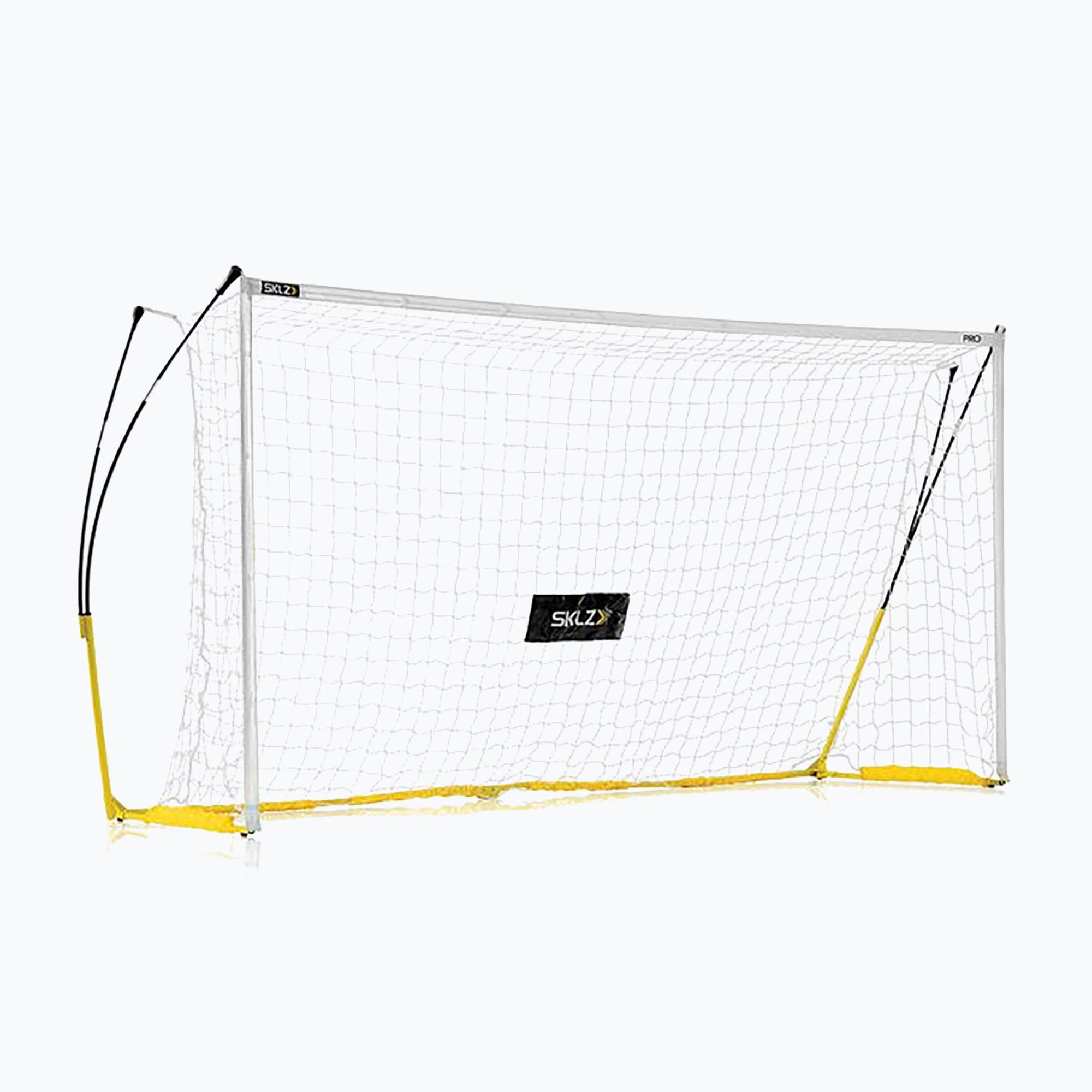 Bramka do piłki nożnej SKLZ Pro Training Goal 550 x 230 cm biało-żółta 3270 