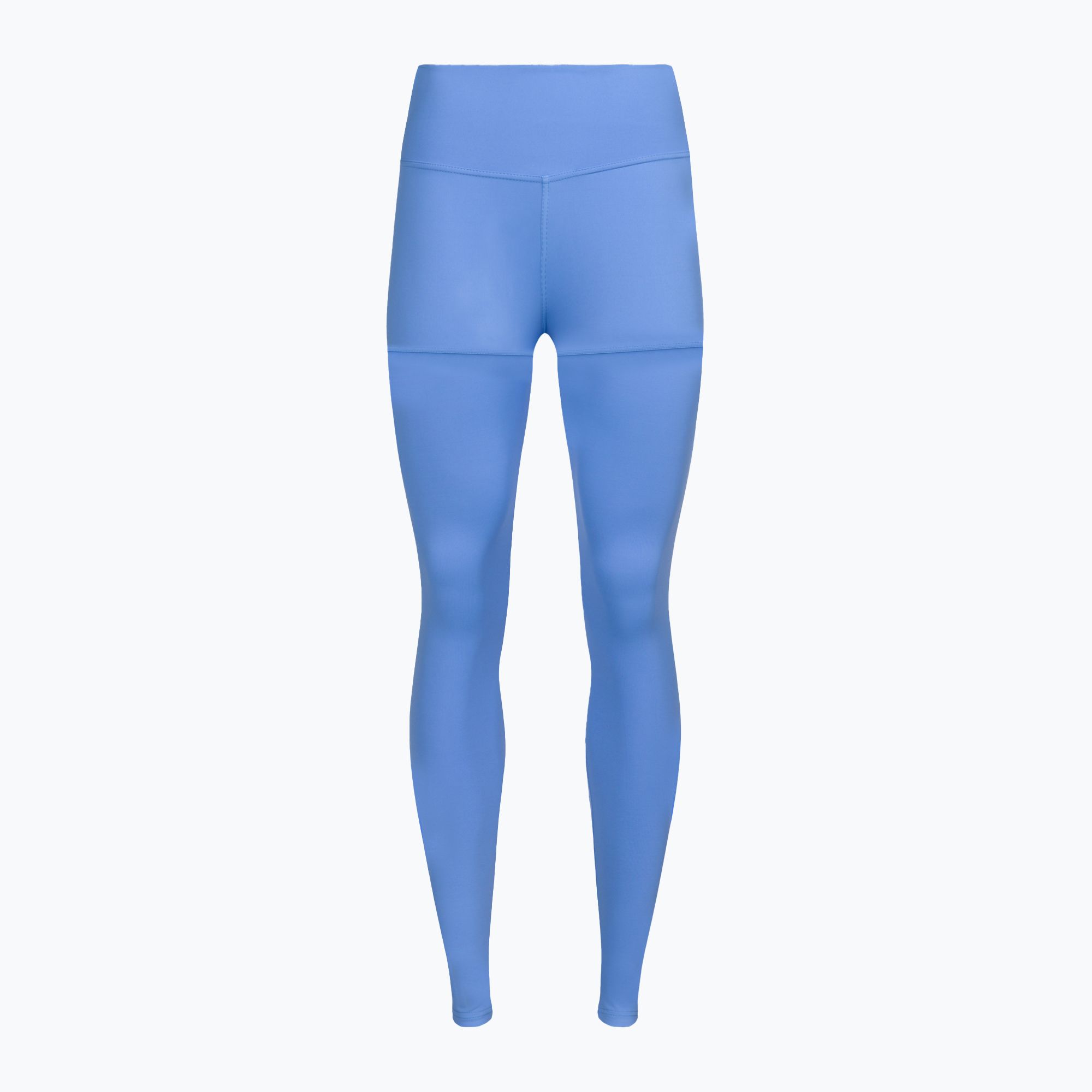 Legginsy treningowe damskie NEBBIA Active High-Waist Smart Pocket light blue 