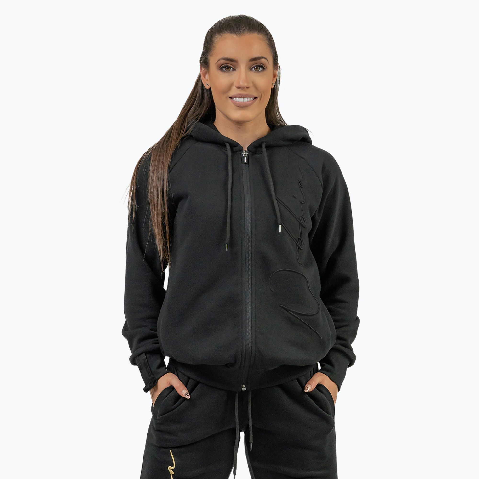 Bluza damska NEBBIA Signature Intense black/gold 