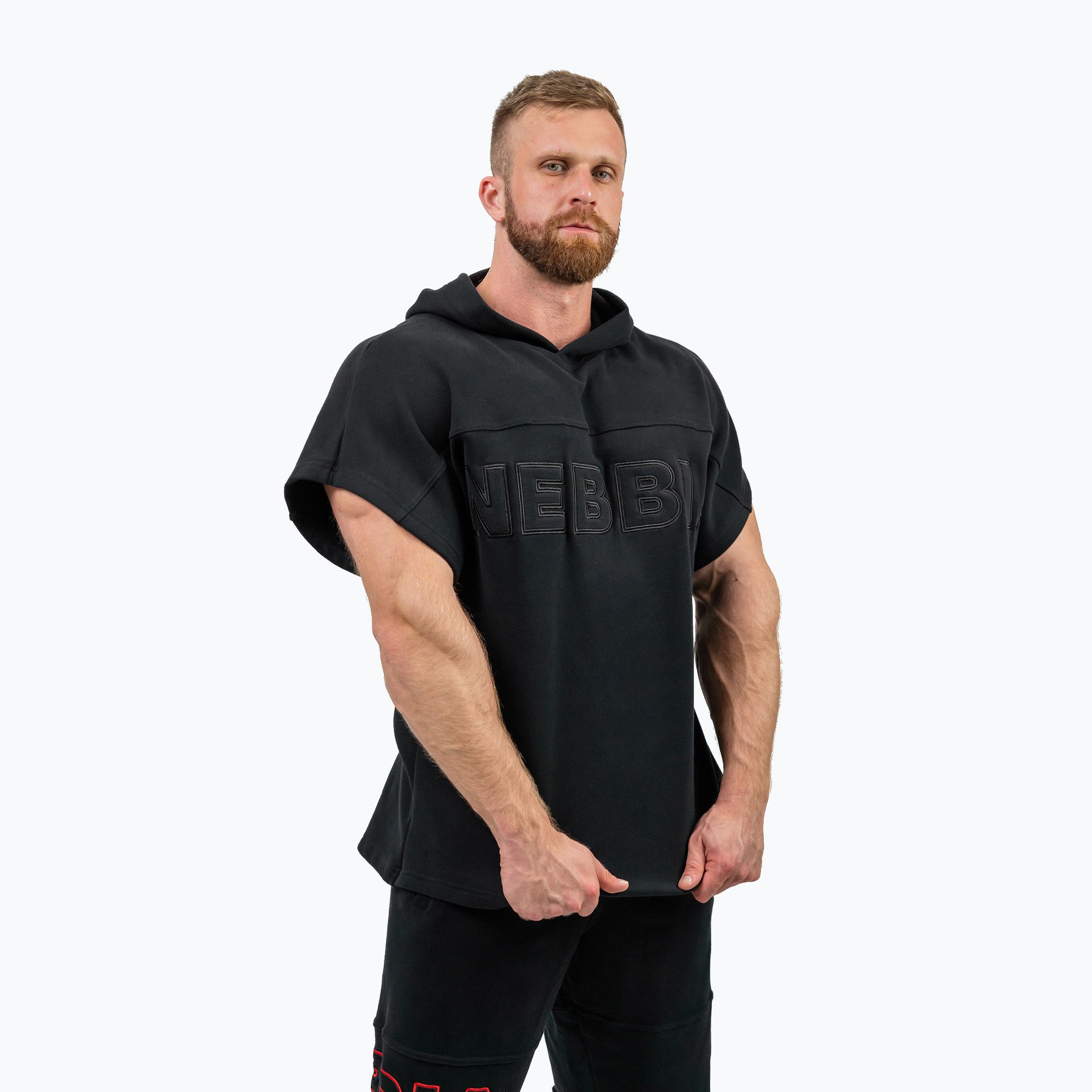 Rag top treningowy męski NEBBIA Real Champion black 