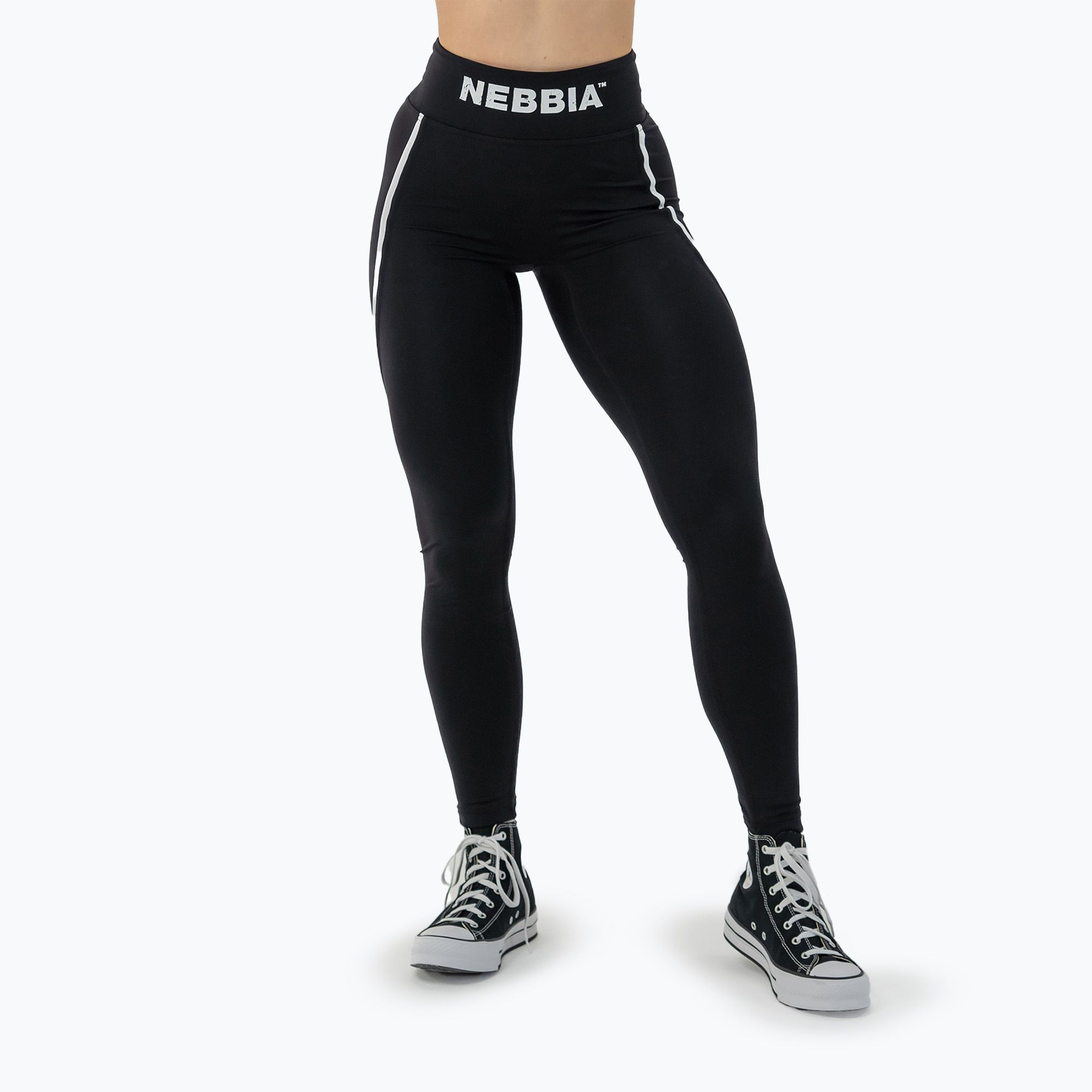Legginsy treningowe damskie NEBBIA My Rules Booty Shaping black 