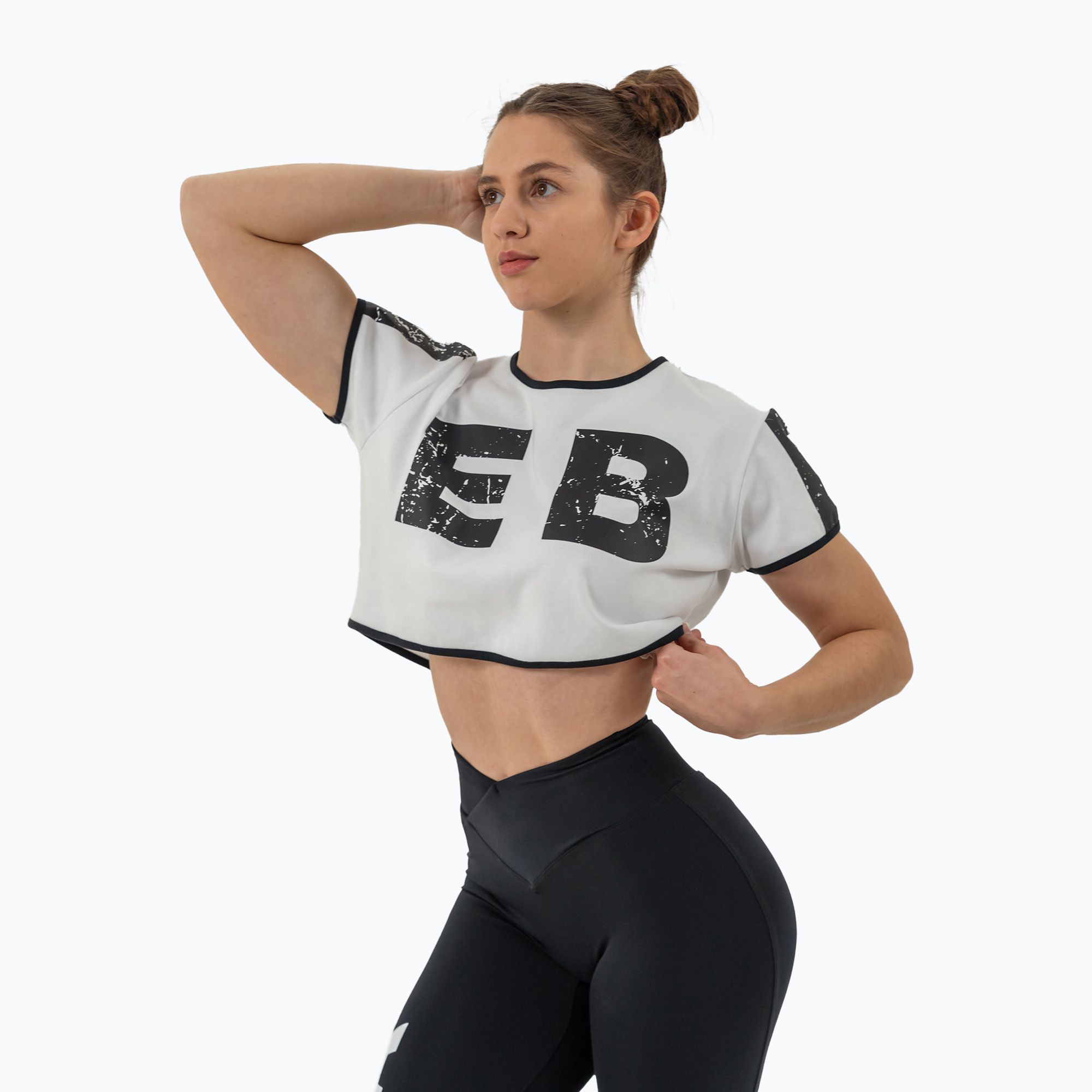 Top treningowy damski NEBBIA Game On white 