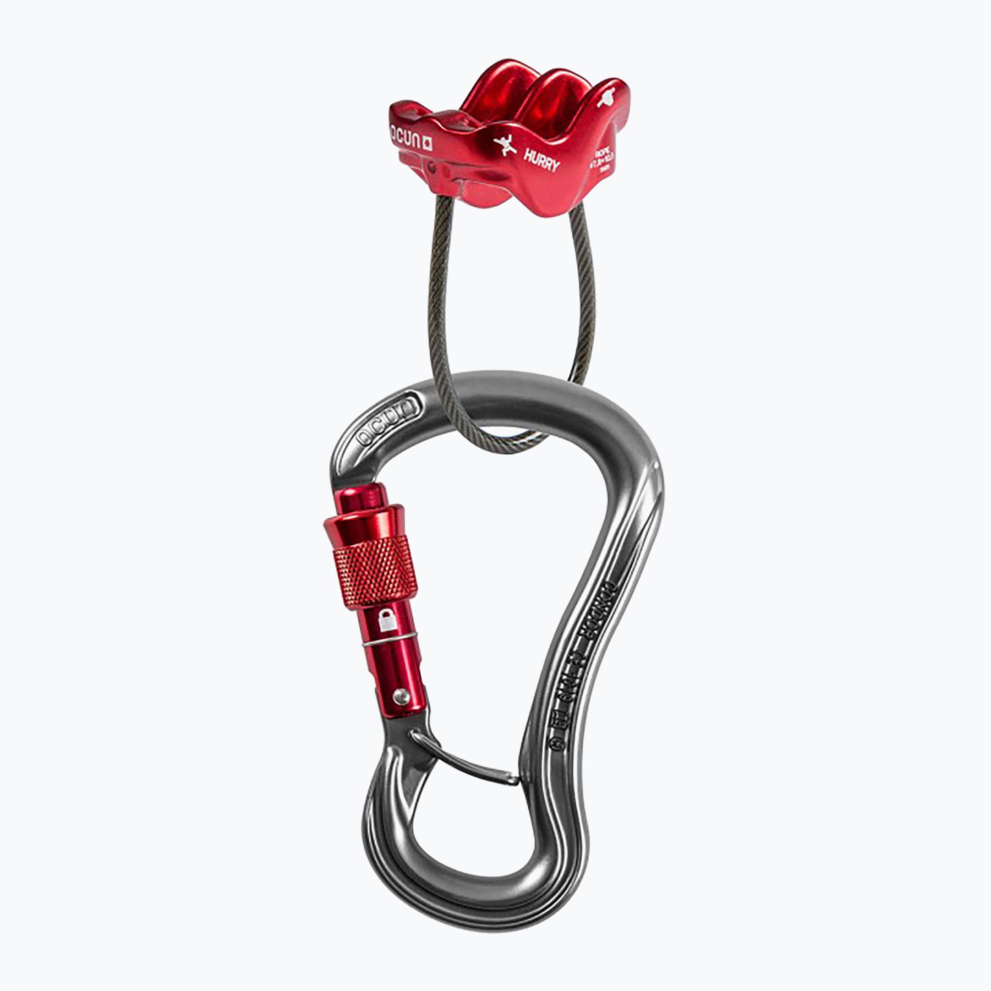 Zestaw do asekuracji Ocun Belay Condor Screw/Hurry anthracite 