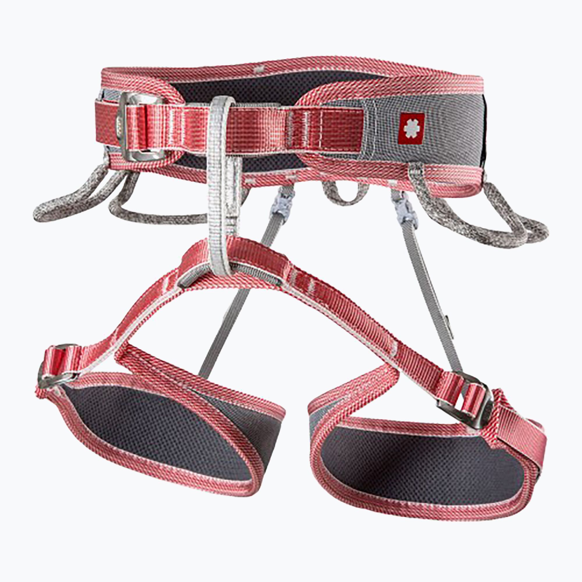 Uprząż wspinaczkowa damska Ocun Twist Tech Eco grey/ red 