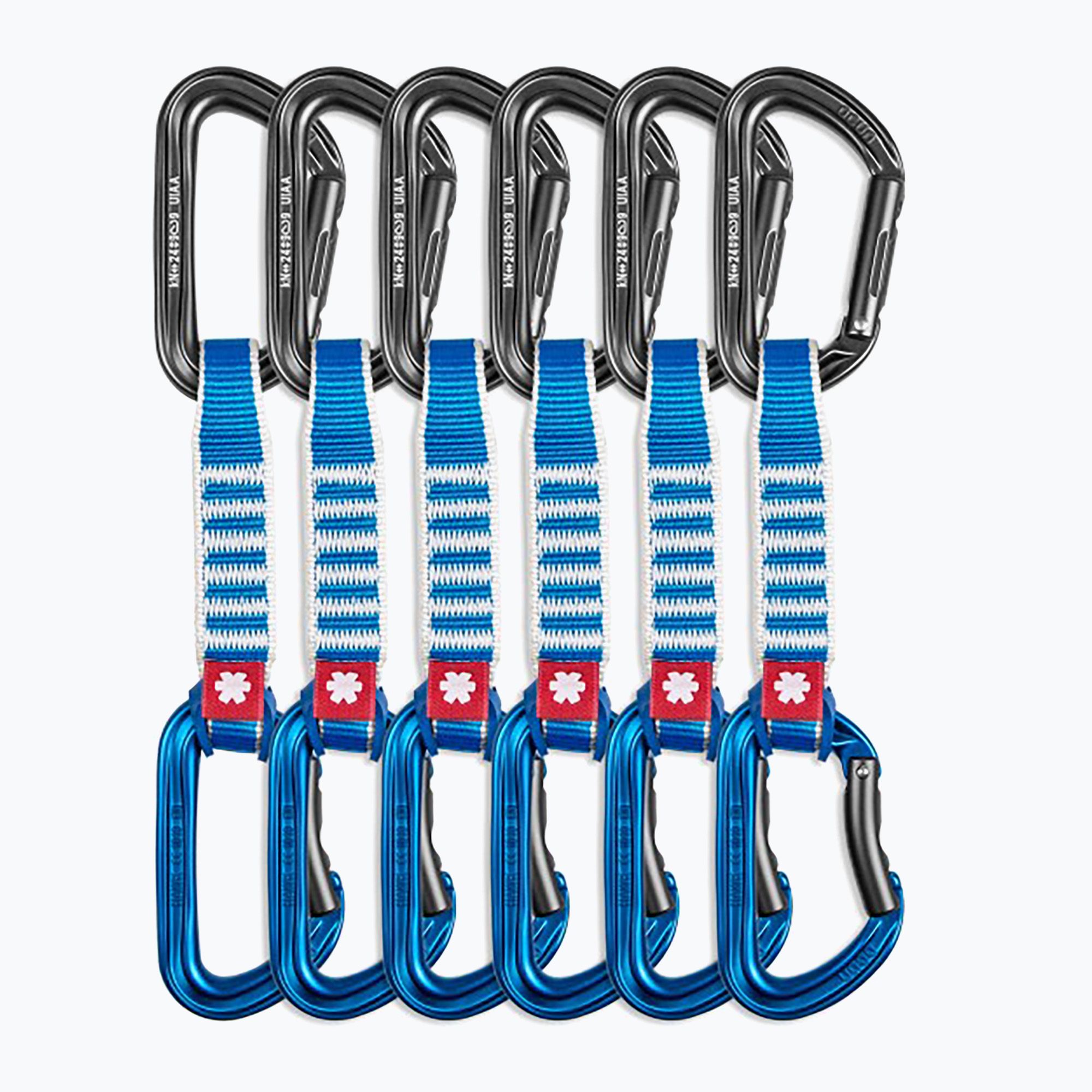 Ekspres wspinaczkowy Ocun Hawk QD Zoom PA 12 cm 6 szt. blue 