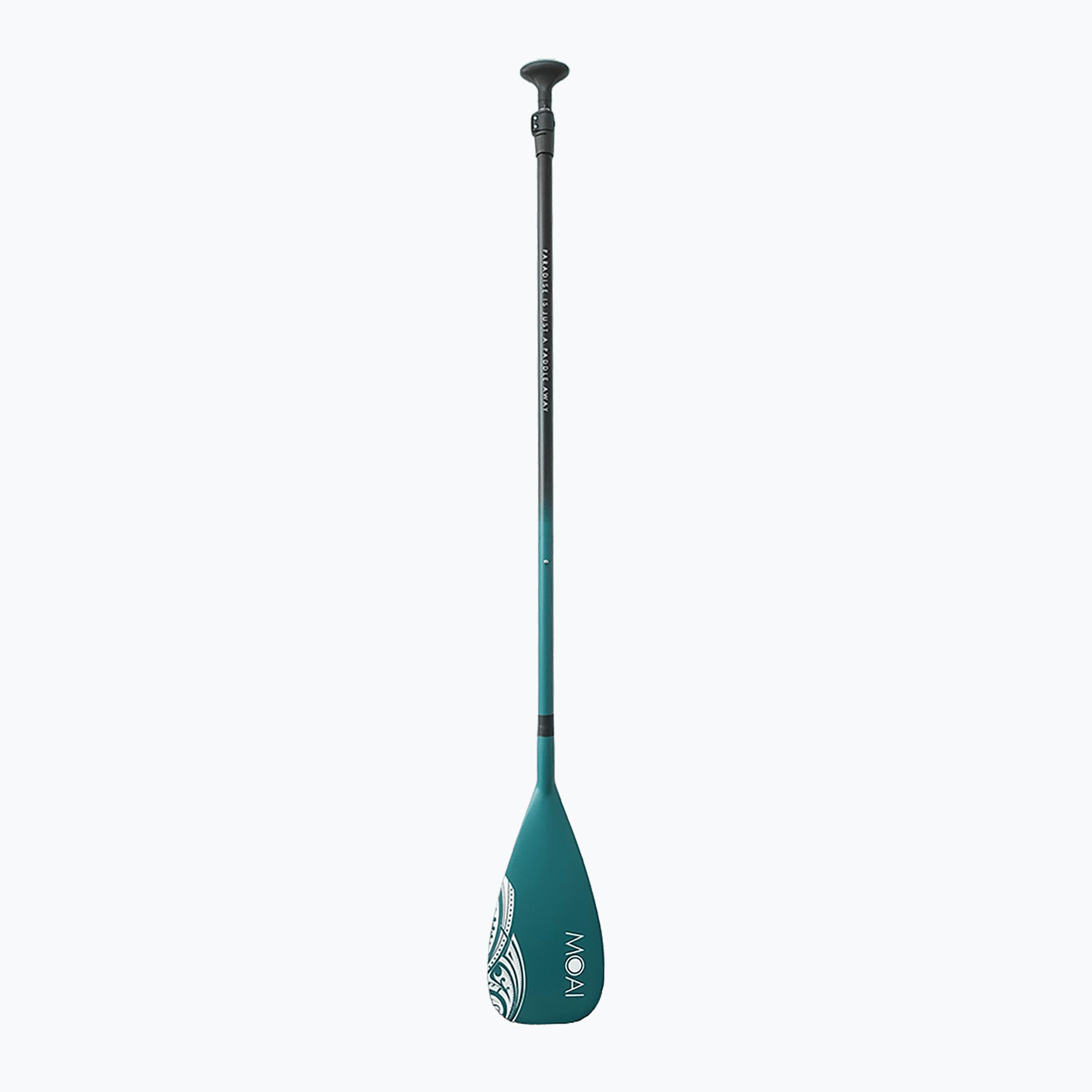 Wiosło SUP 3-częściowe MOAI Carbon Limited 3D green 