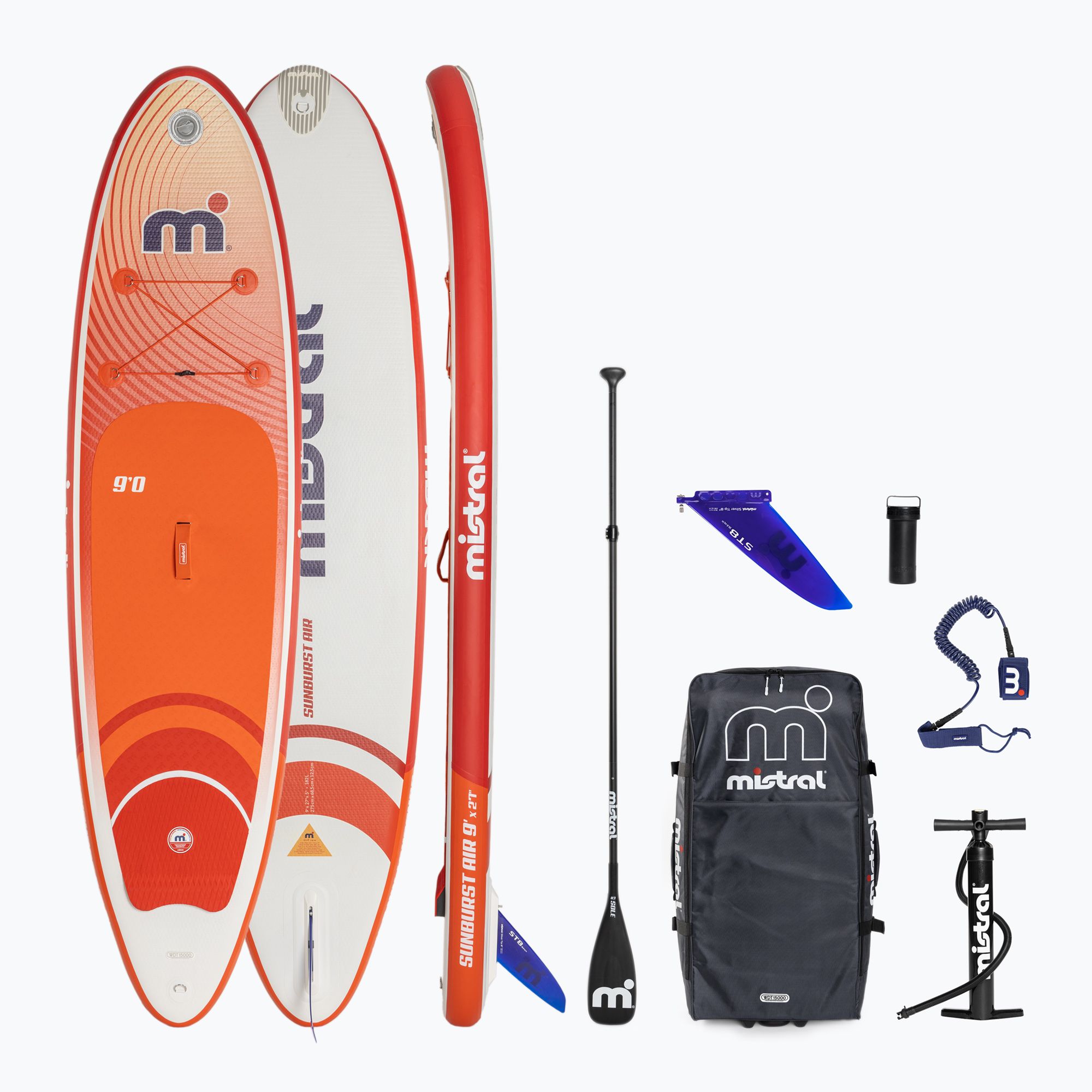 Deska SUP Mistral Sunbusrt Air 9'0 red 