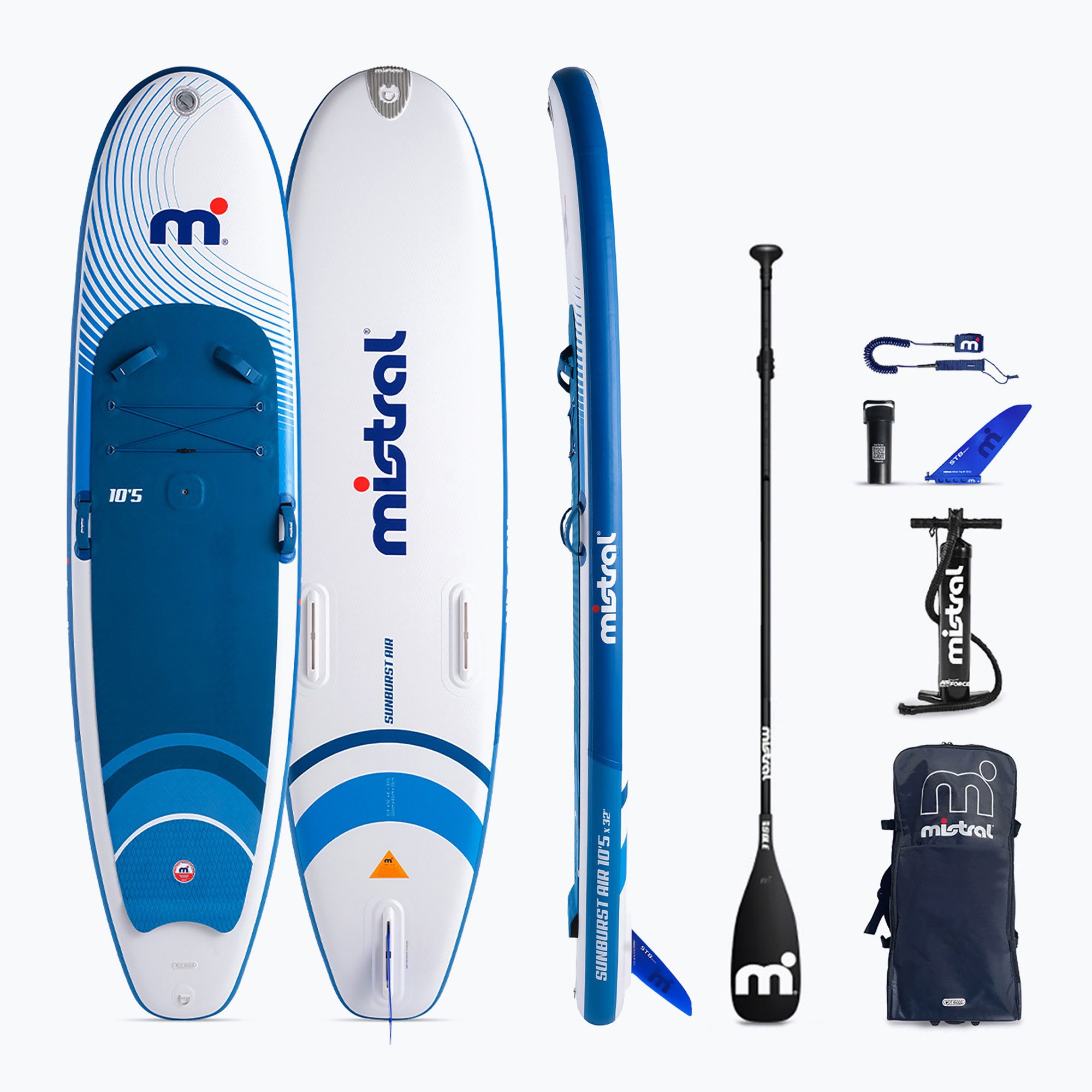 Deska SUP Mistral Sunburst Air 10'5 blue/white 