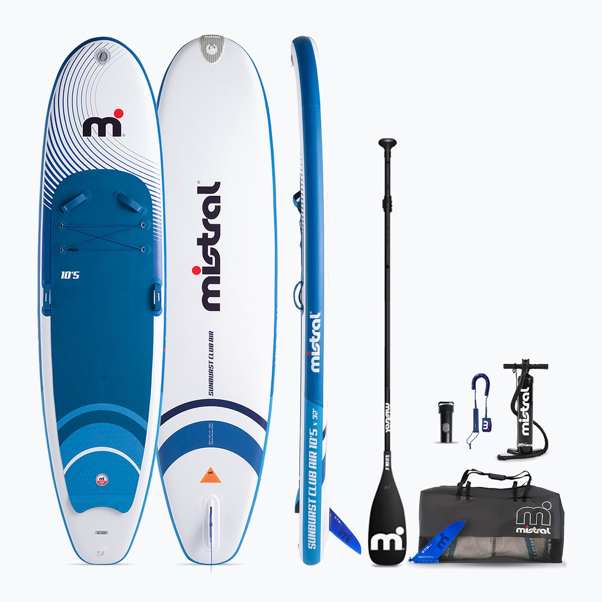 Deska SUP Mistral Sunburst Club Air 10'5  blue/white 
