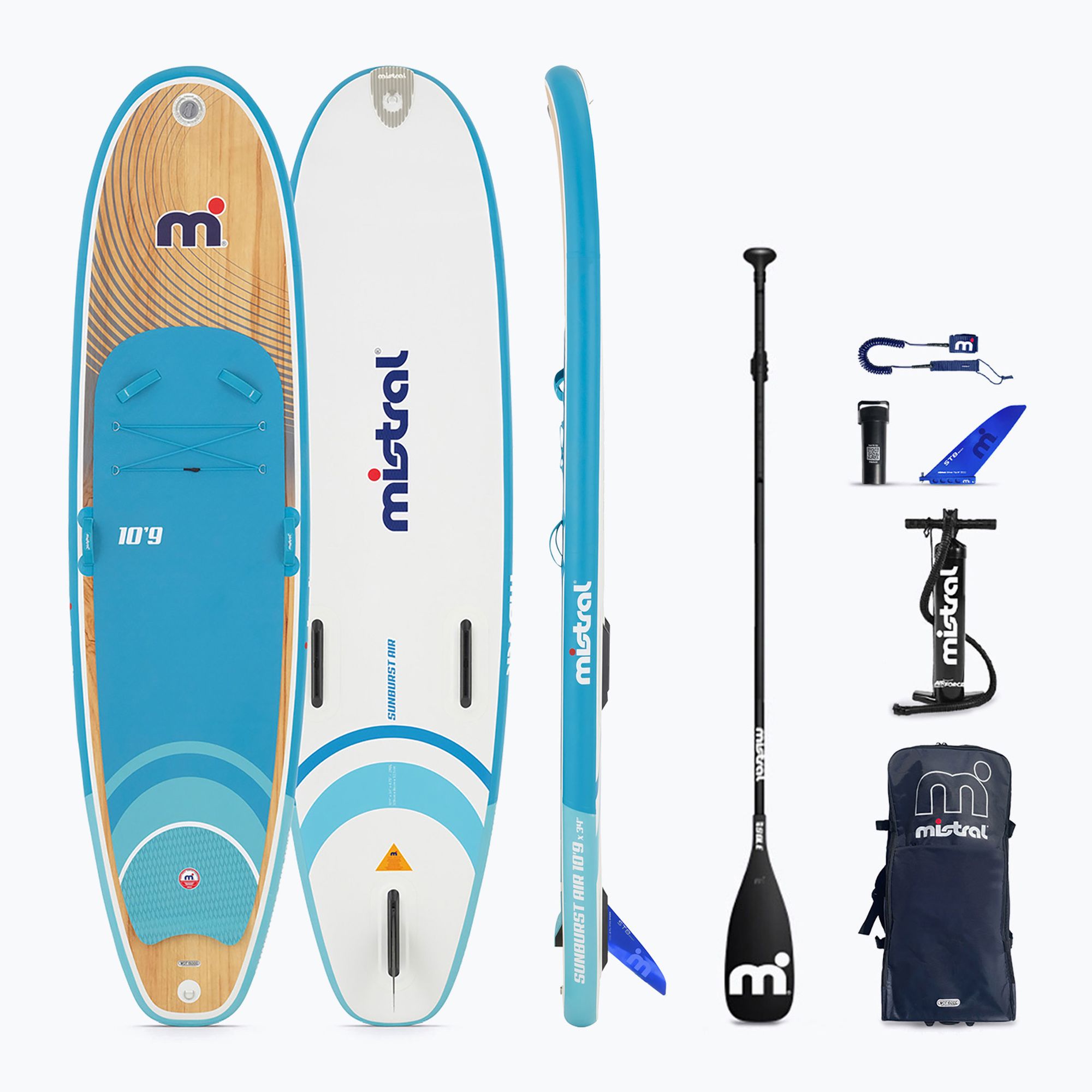 Deska SUP Mistral Sunburst Air 10'9 blue/white 