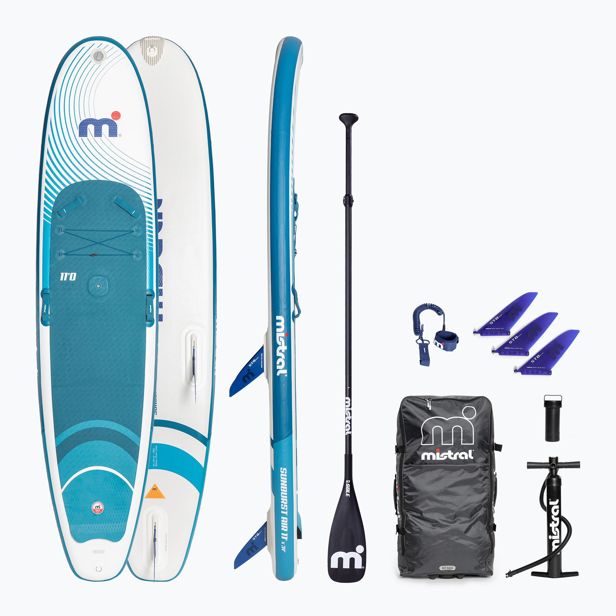 Deska SUP Mistral Sunburst Air 11'0 blue/white 