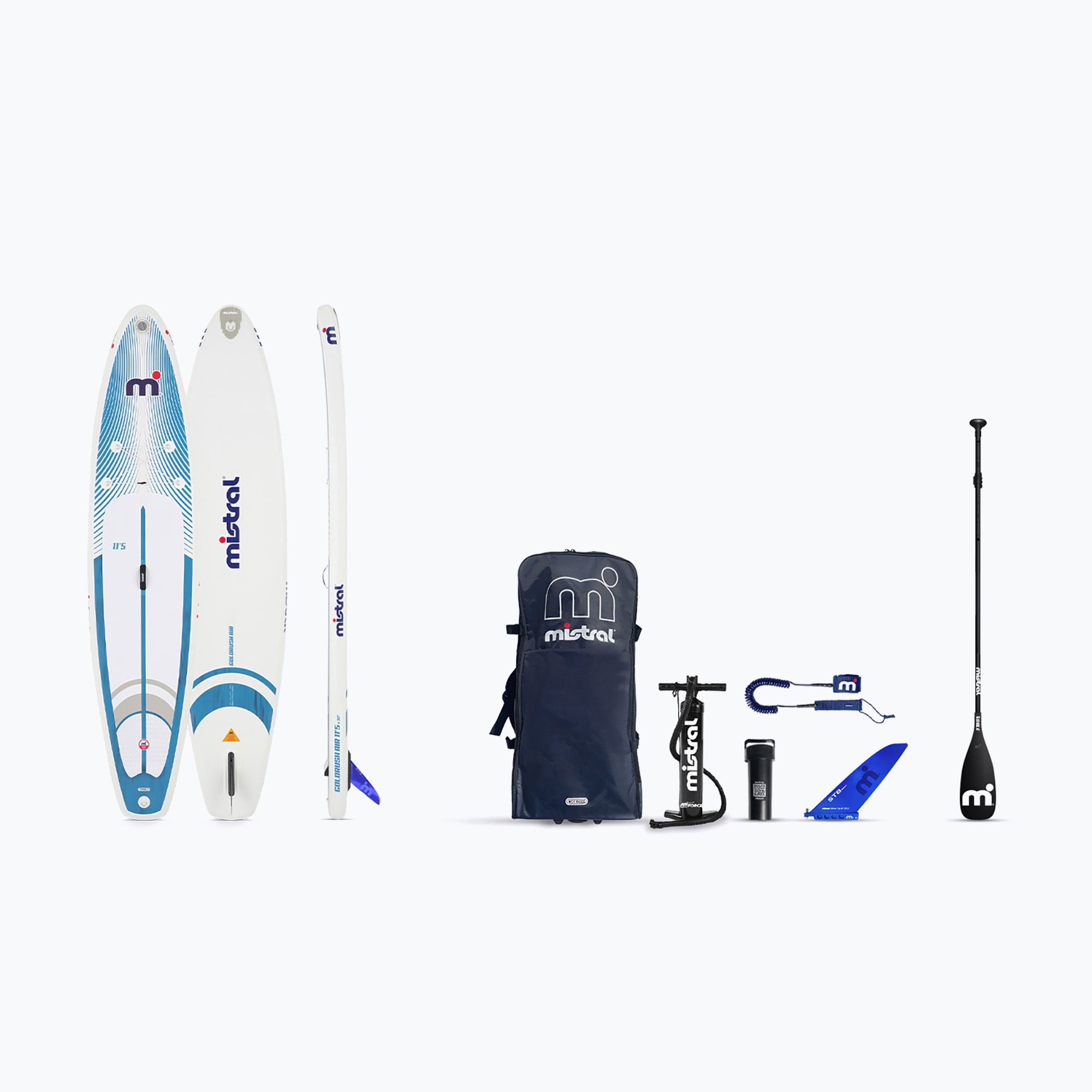 Deska SUP Mistral Gold Rush Air 11'5 white/blue 