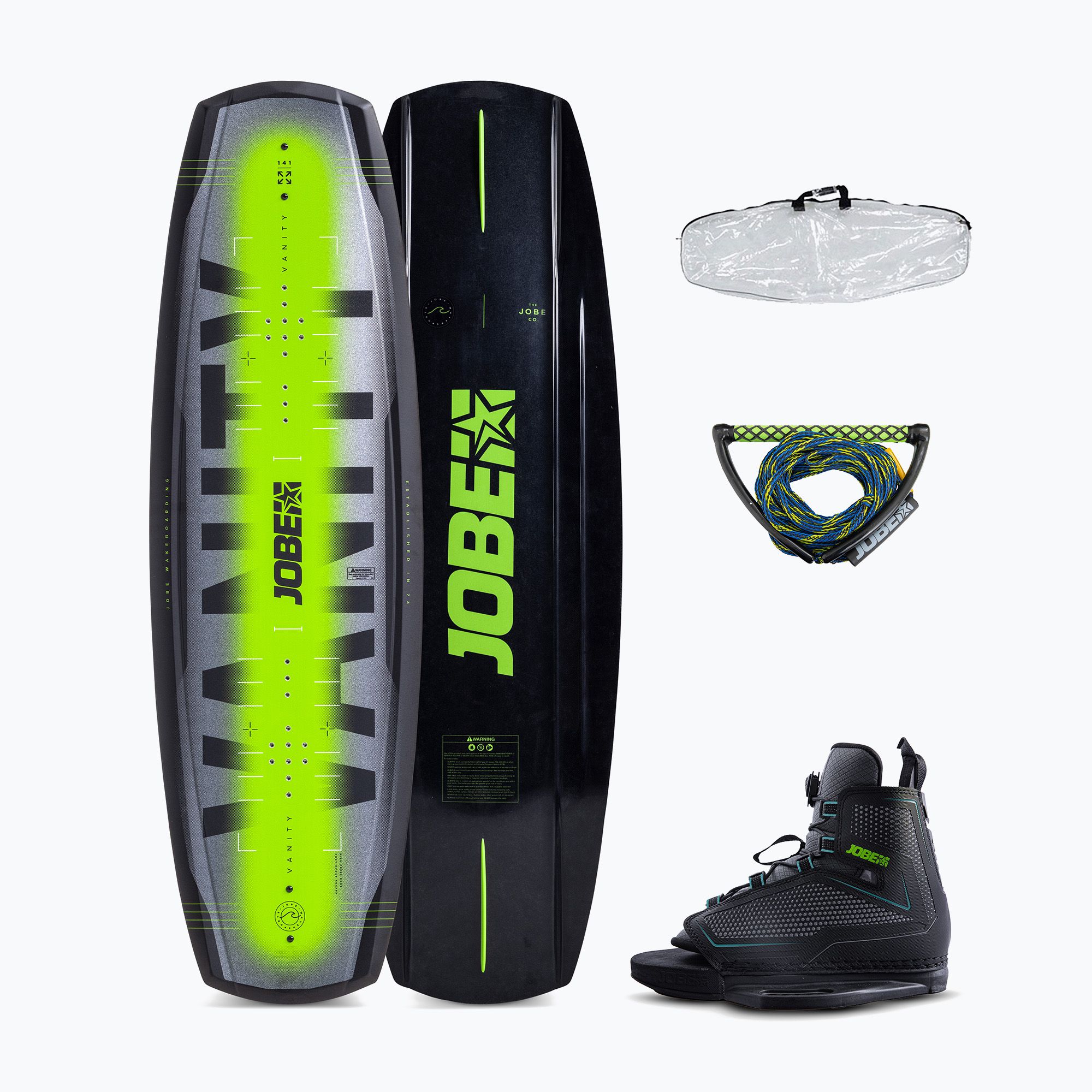 Zestaw do wakeboardu JOBE Vanity Wakeboard & Maze Bindings Package 141 