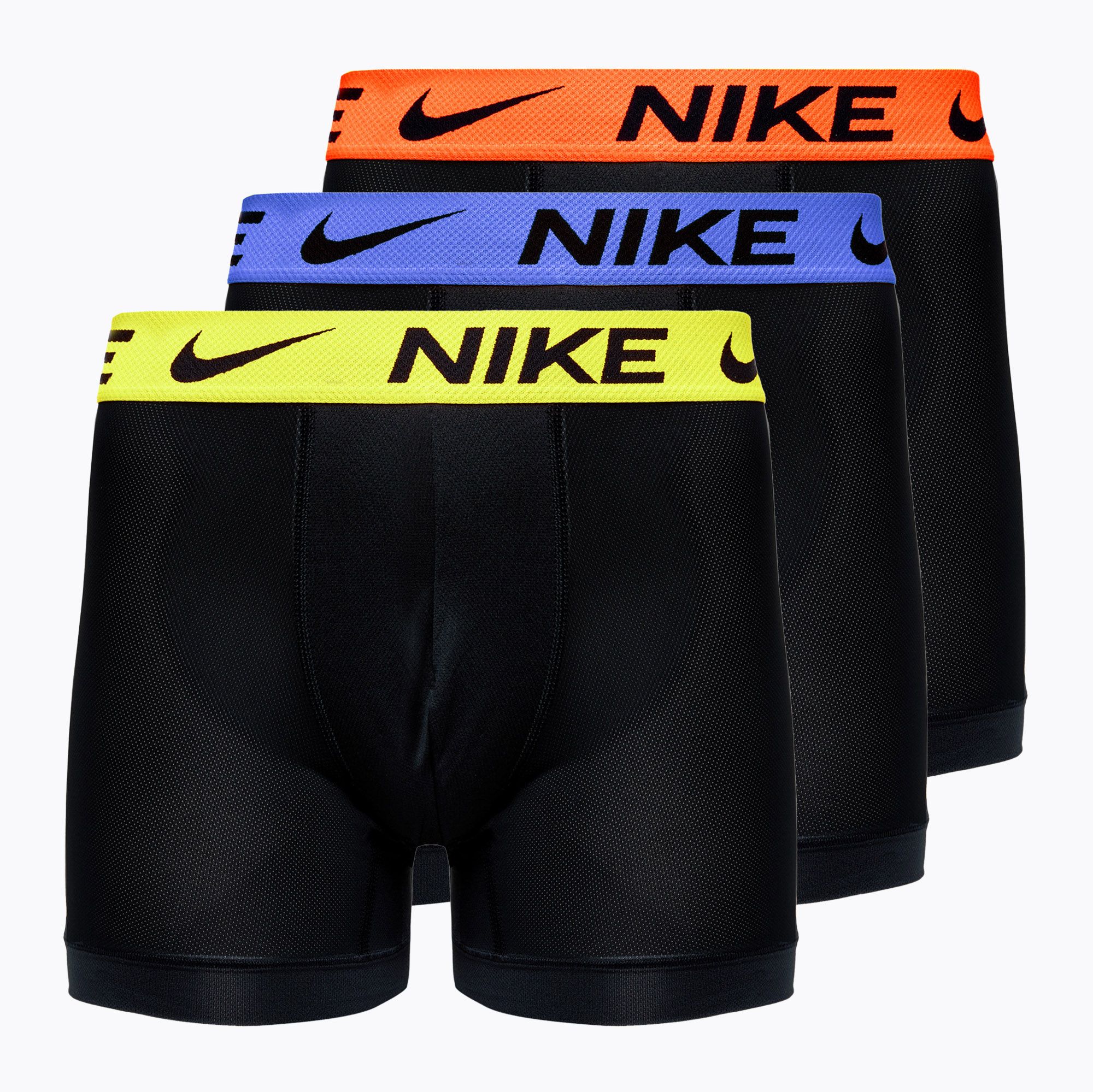 Bokserki męskie Nike  Dri-FIT ADV Micro Brief 3 pary hyper black/total orange 