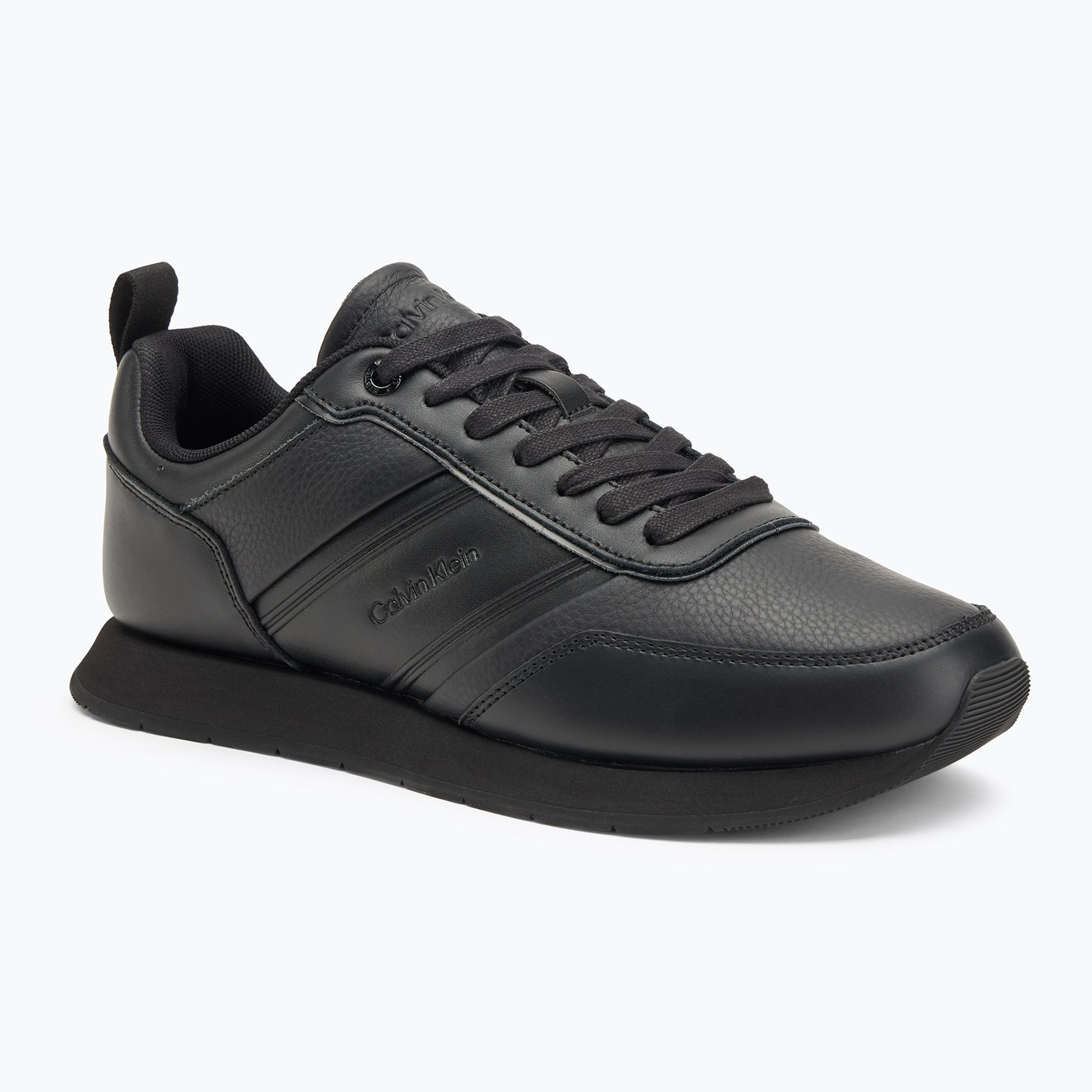 Buty męskie Calvin Klein HM0HM01897 Low Prof Runn Laceup Tape triple black 