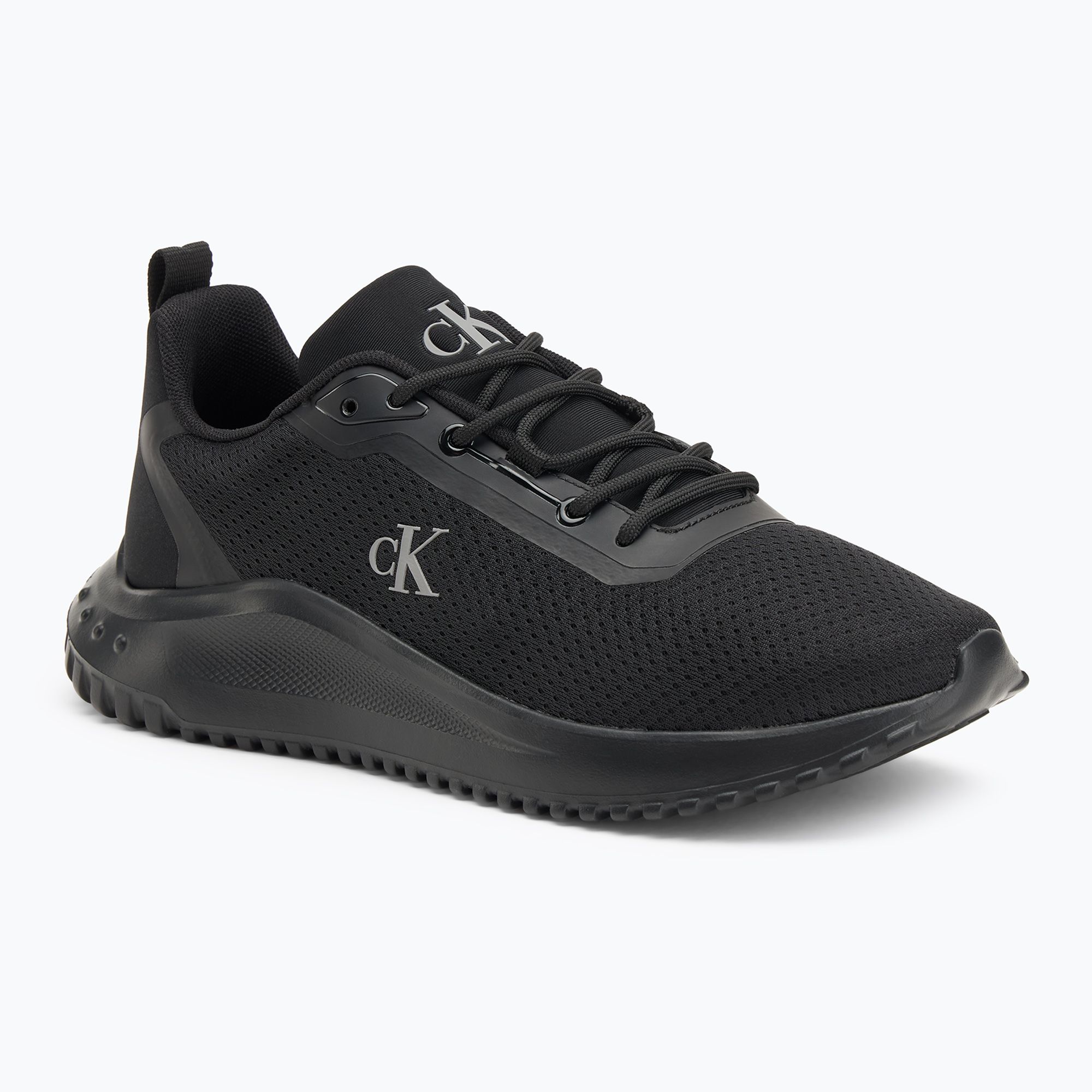 Buty męskie Calvin Klein YM0YM01285 Hike Runner Mix Mesh triple black 