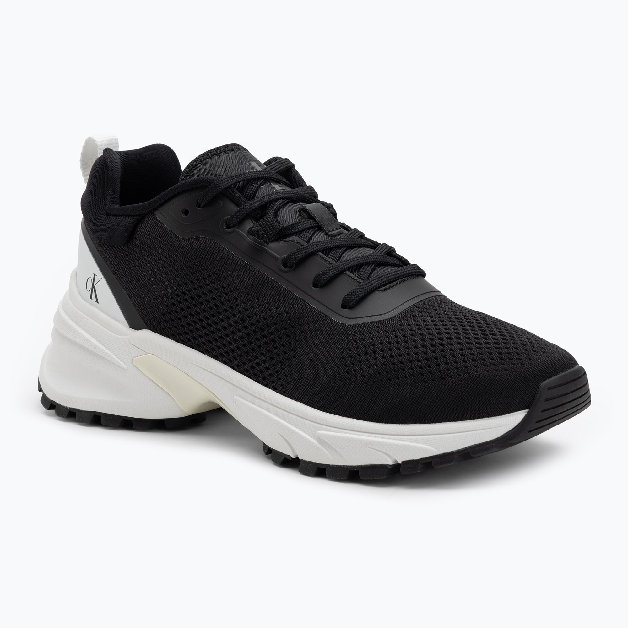 Buty męskie Calvin Klein YM0YM01284 Hike Runner Tech Knit black/bright white 