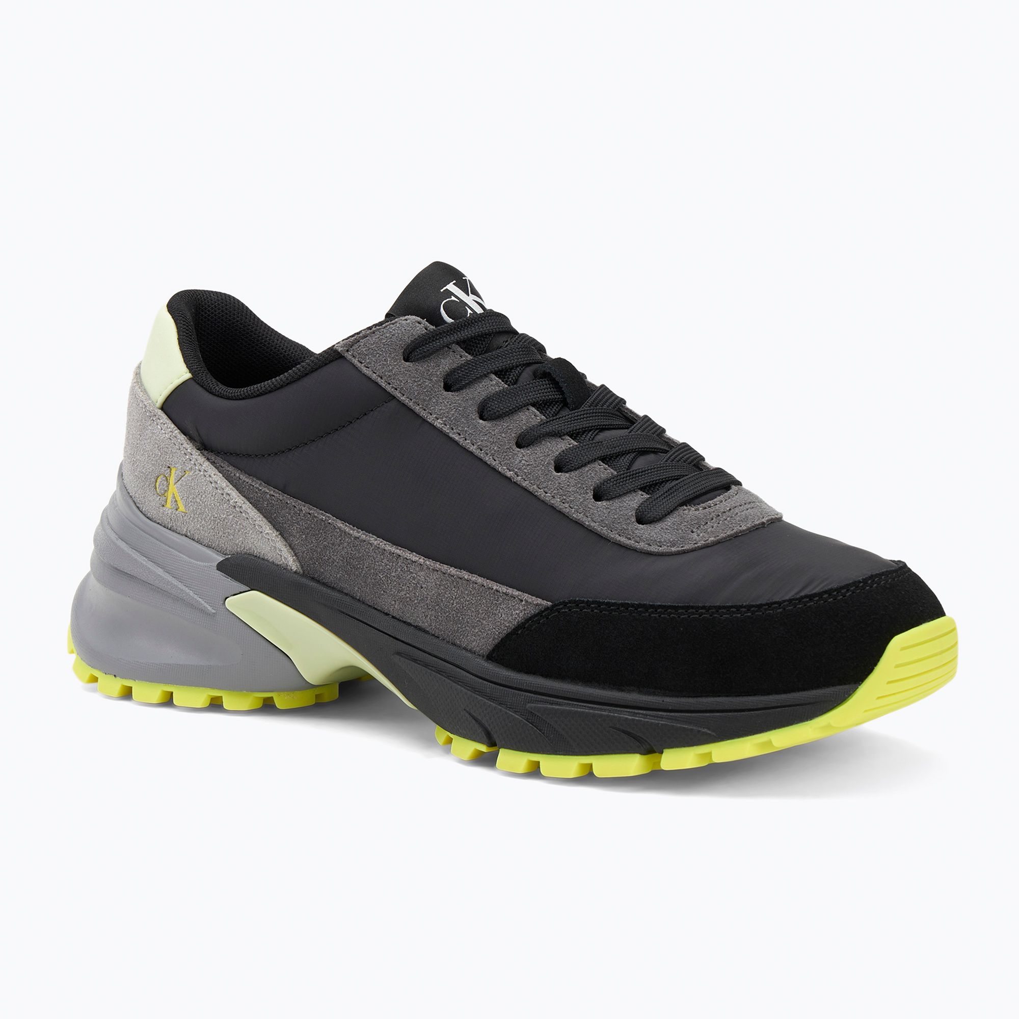 Buty męskie Calvin Klein YM0YM01292 Hike Runner Casual Ny-Su ck black/granite grey/wild lime 