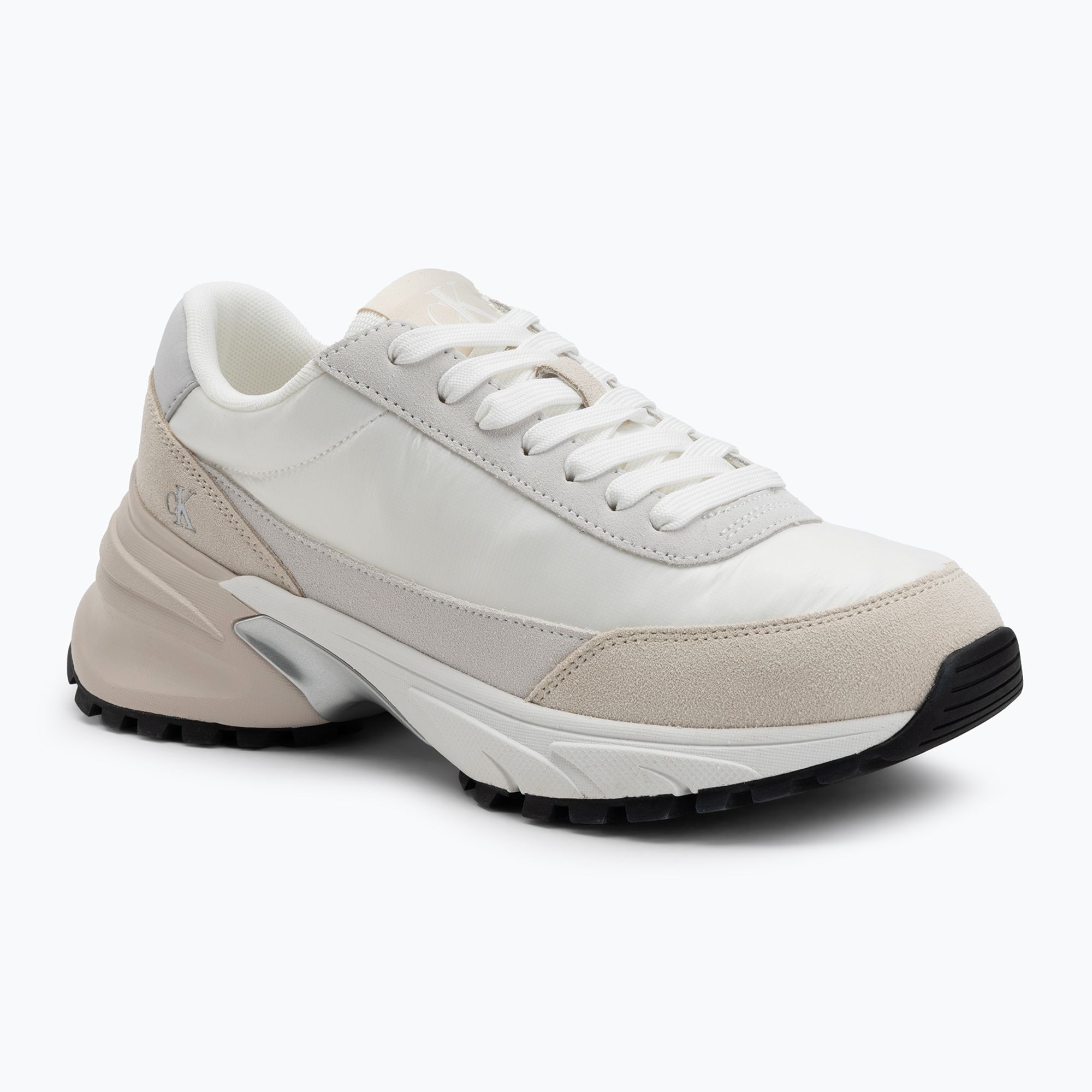 Buty damskie Calvin Klein Hike Runner Mg Nylon Perl bright white/silver creamy 
