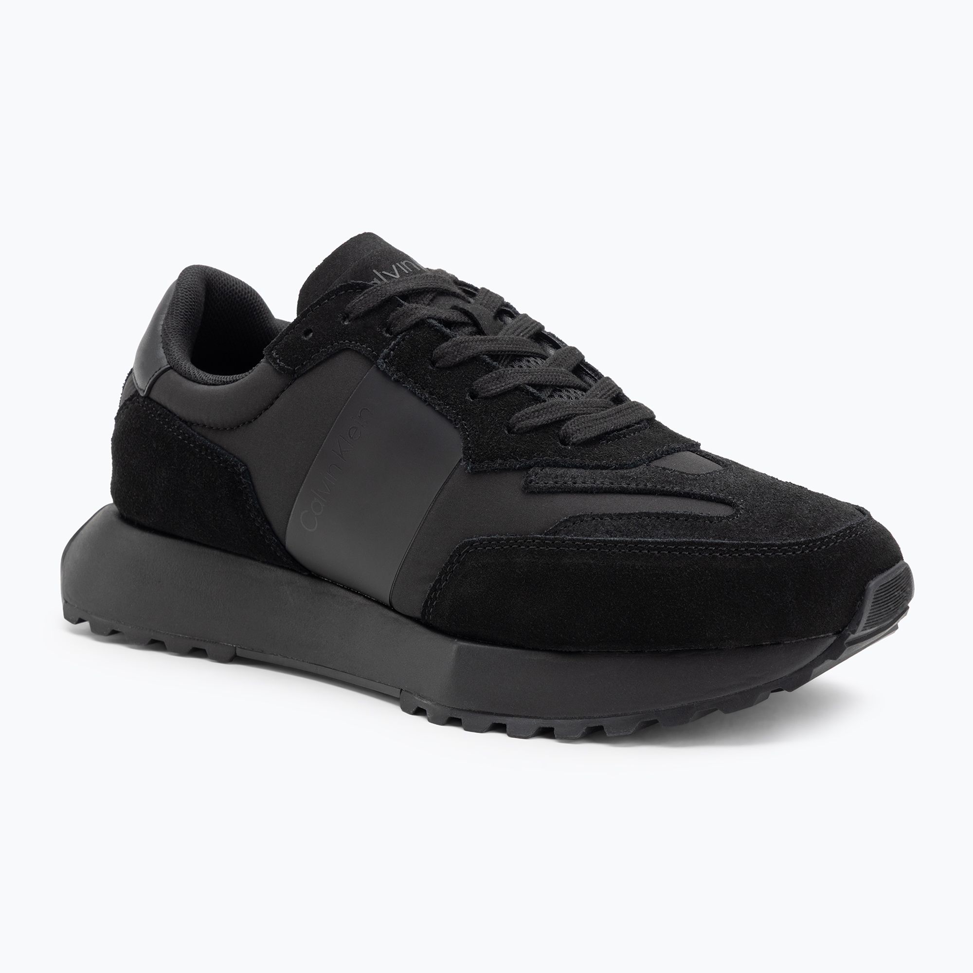 Buty męskie Calvin Klein HM0HM00497 Low Top Lace Up Mix triple black 