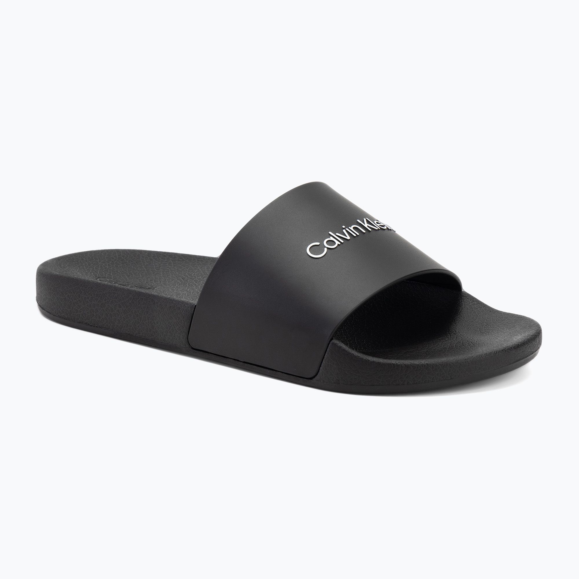 Klapki męskie Calvin Klein HM0HM00455 Pool Slide Rubber black 
