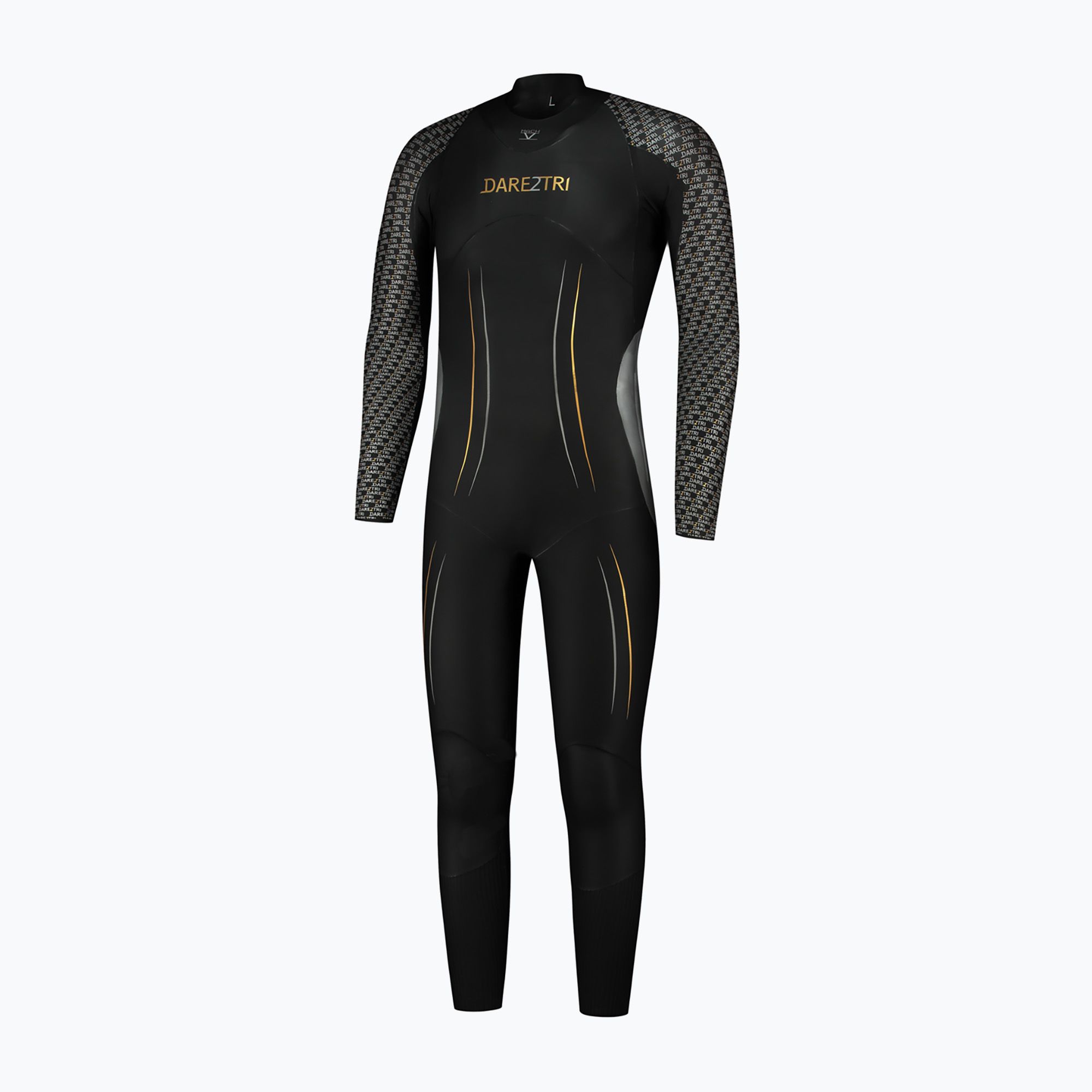 Pianka triathlonowa męska Dare2Tri MACH5 0,5 mm czarny 