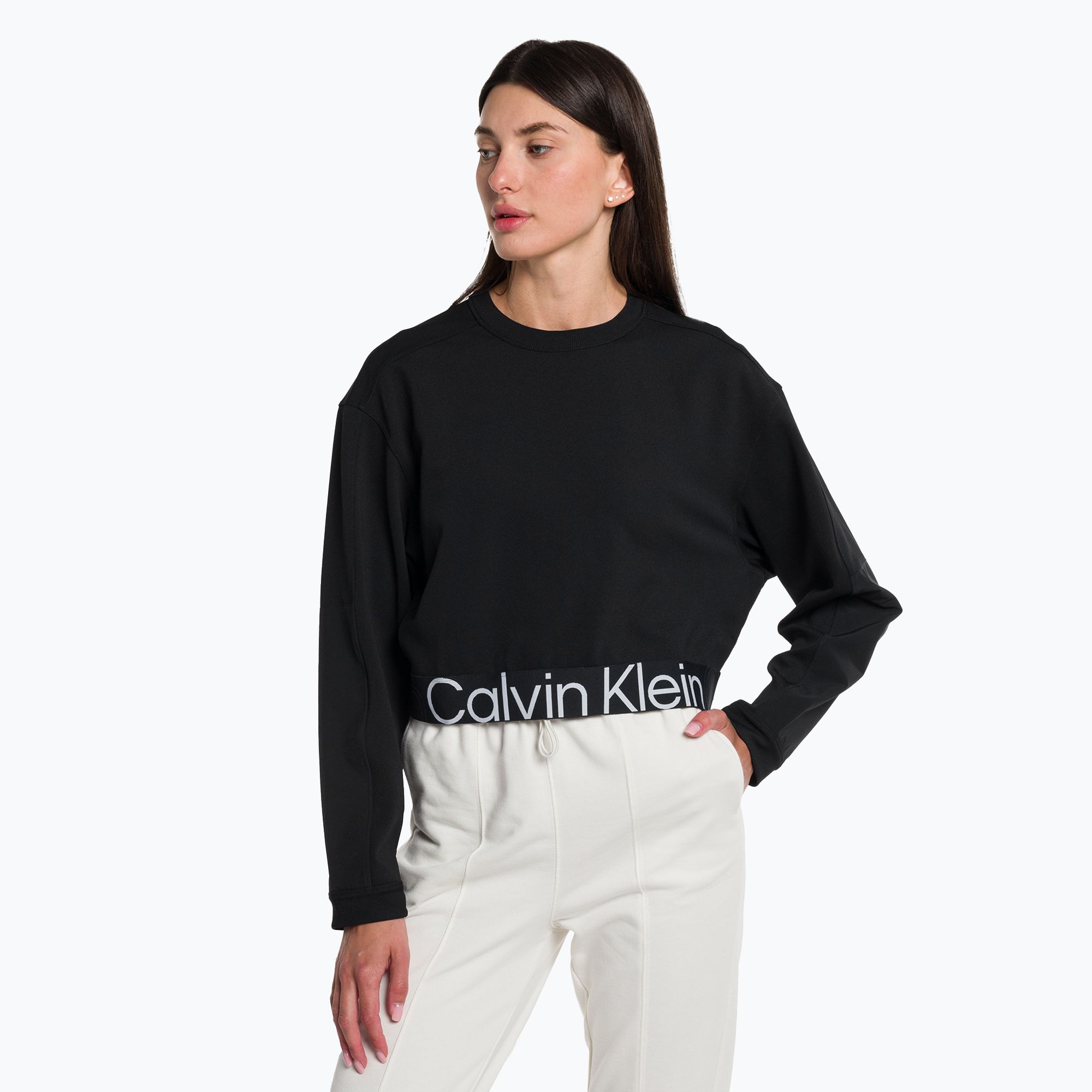 Bluza damska Calvin Klein Pullover black beauty 