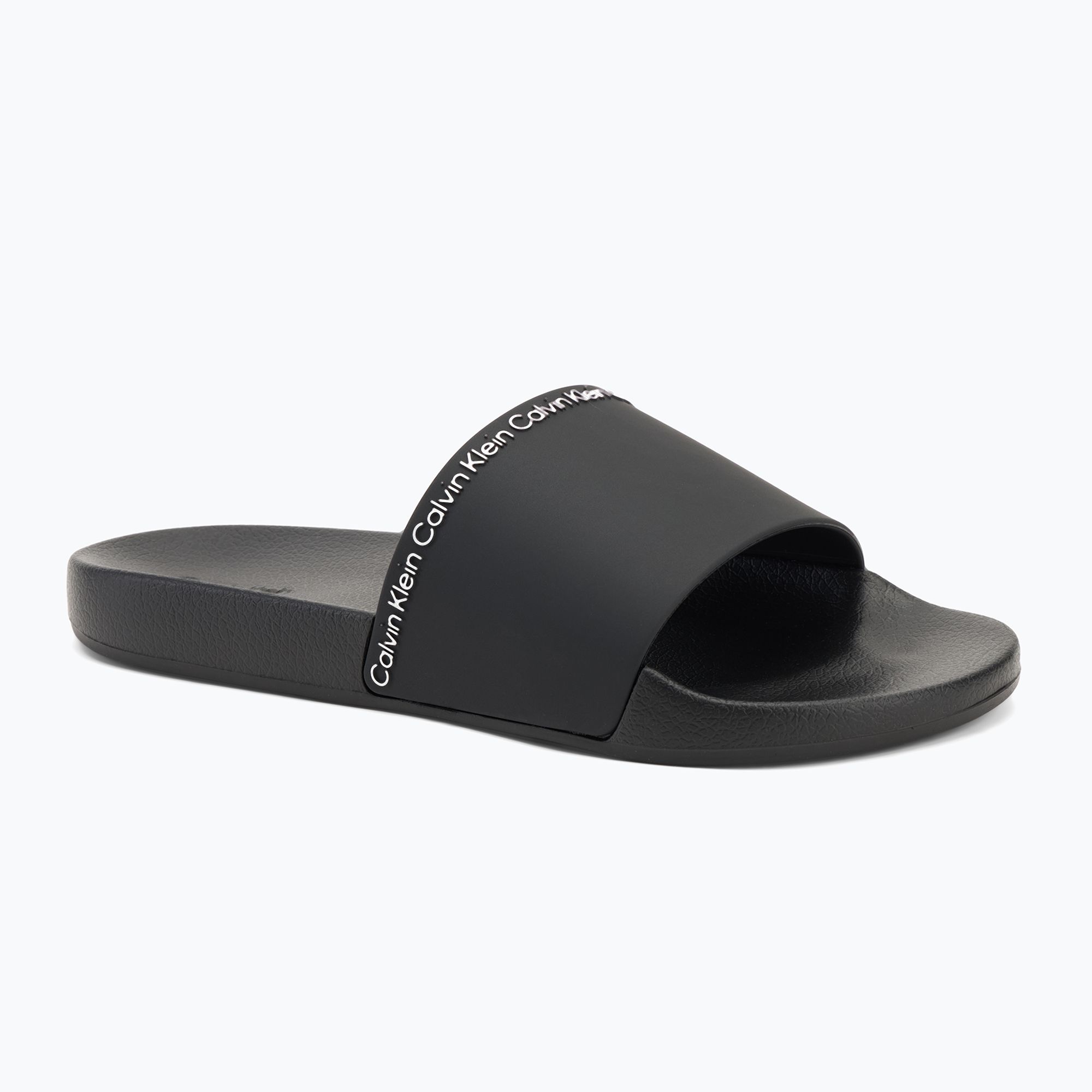 Klapki męskie Calvin Klein HM0HM00981 Pool Slide Rubber black 