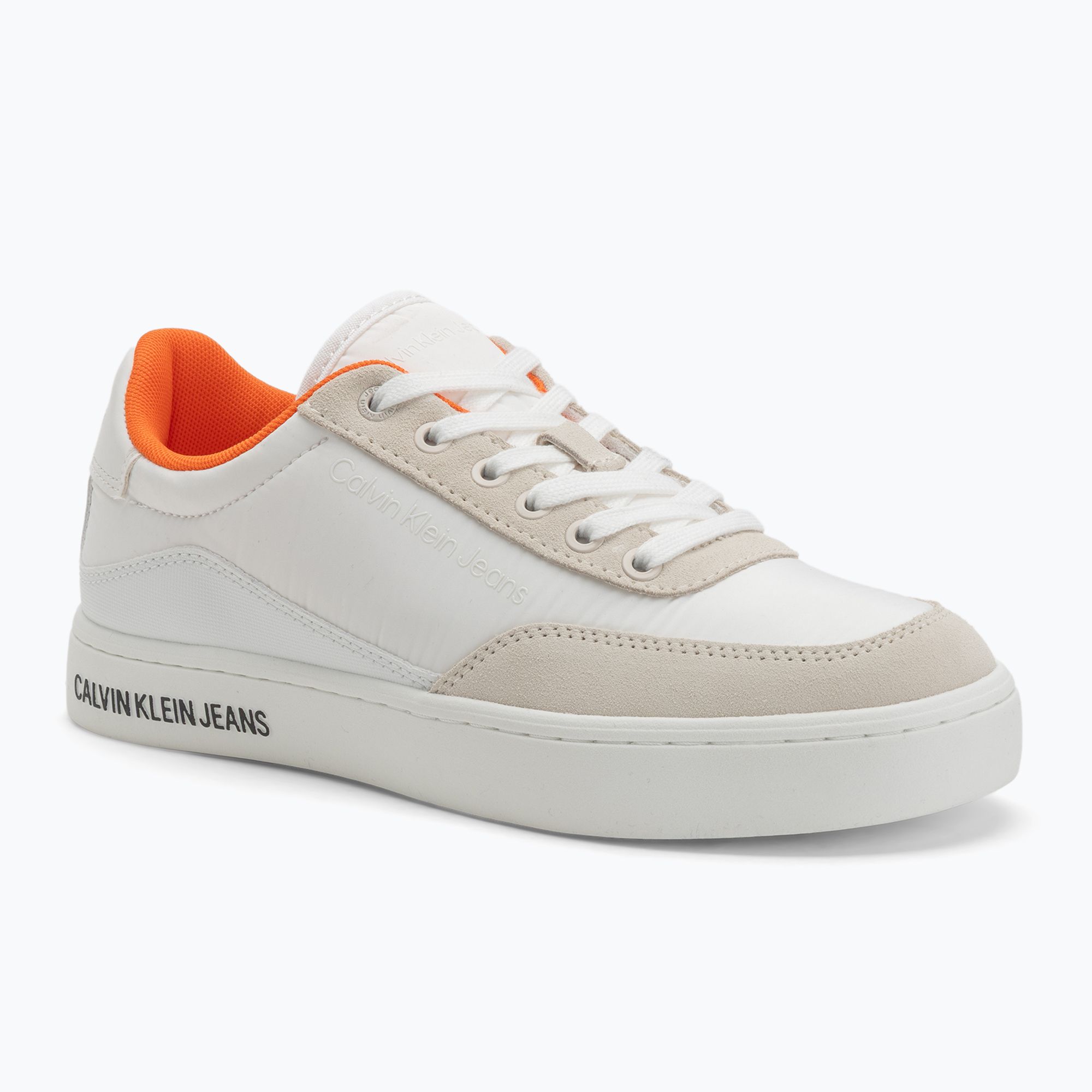Buty Calvin Klein YM0YM00669 Classic Cupsole Su Softny creamy white/white/firecracker 